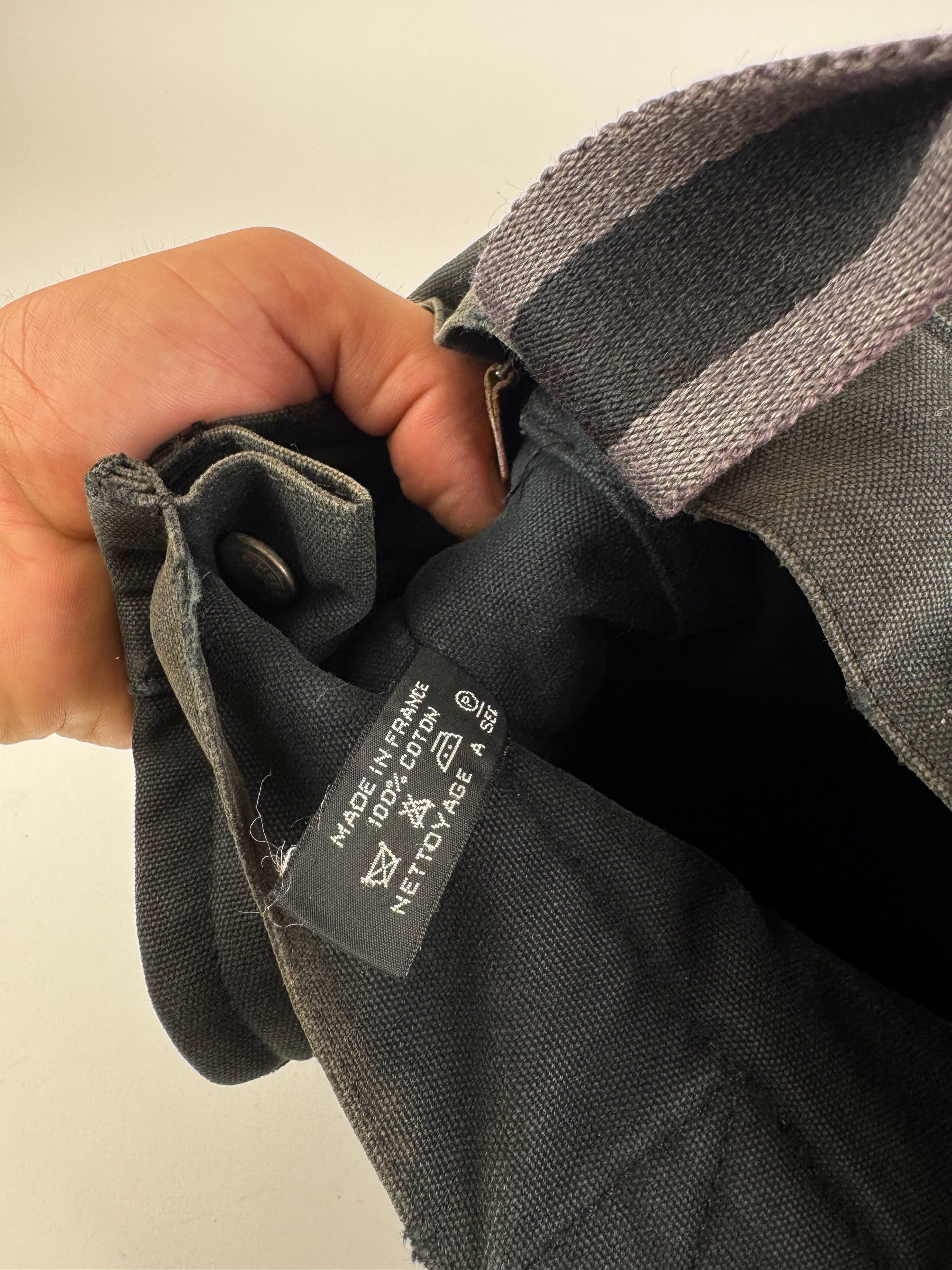 Other Vintage Hermes Canvas Tote bag black Size ONE SIZE - 6 Thumbnail