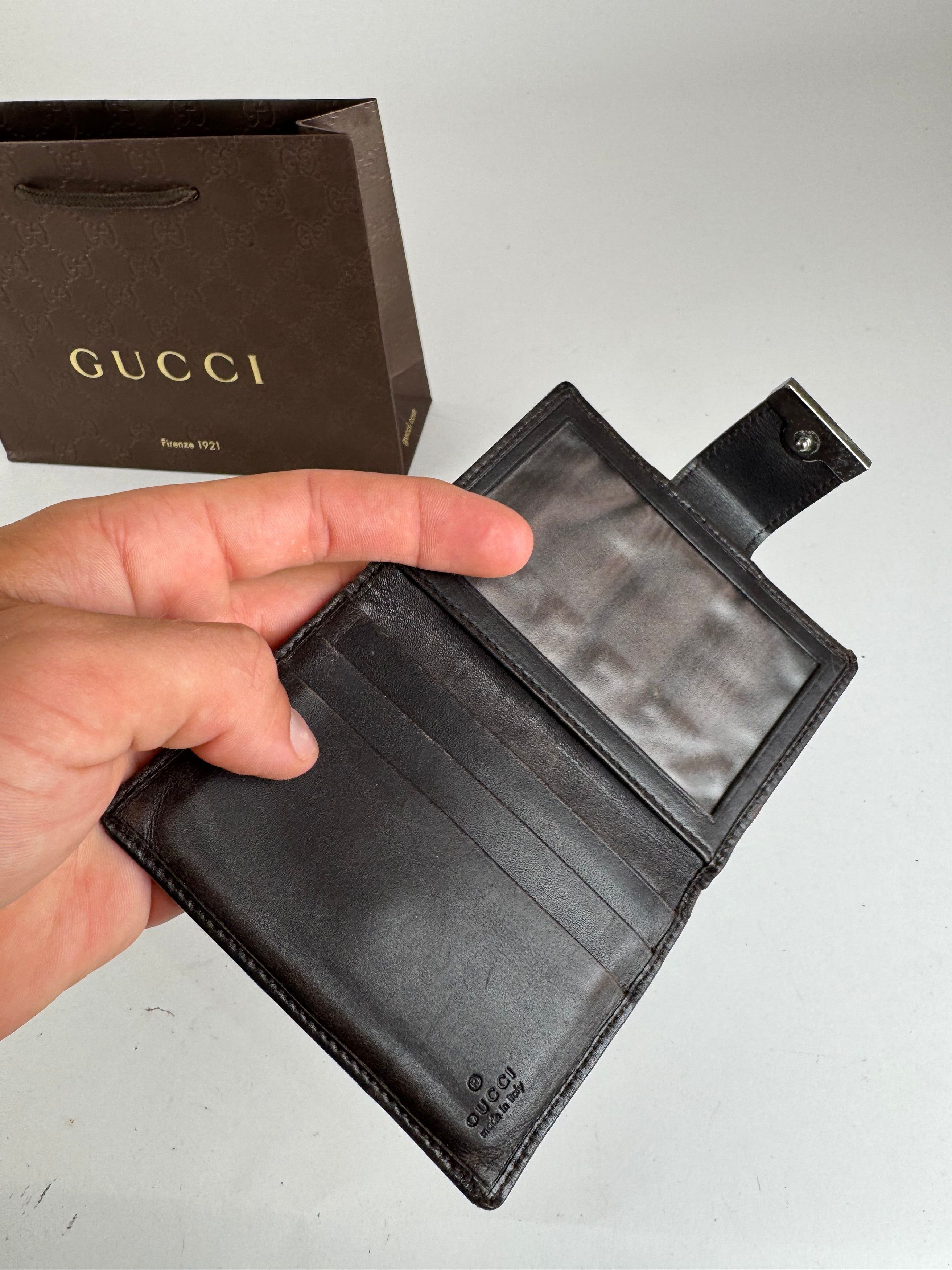 Gucci Vintage Monogram Card Holder black Size ONE SIZE - 4 Thumbnail