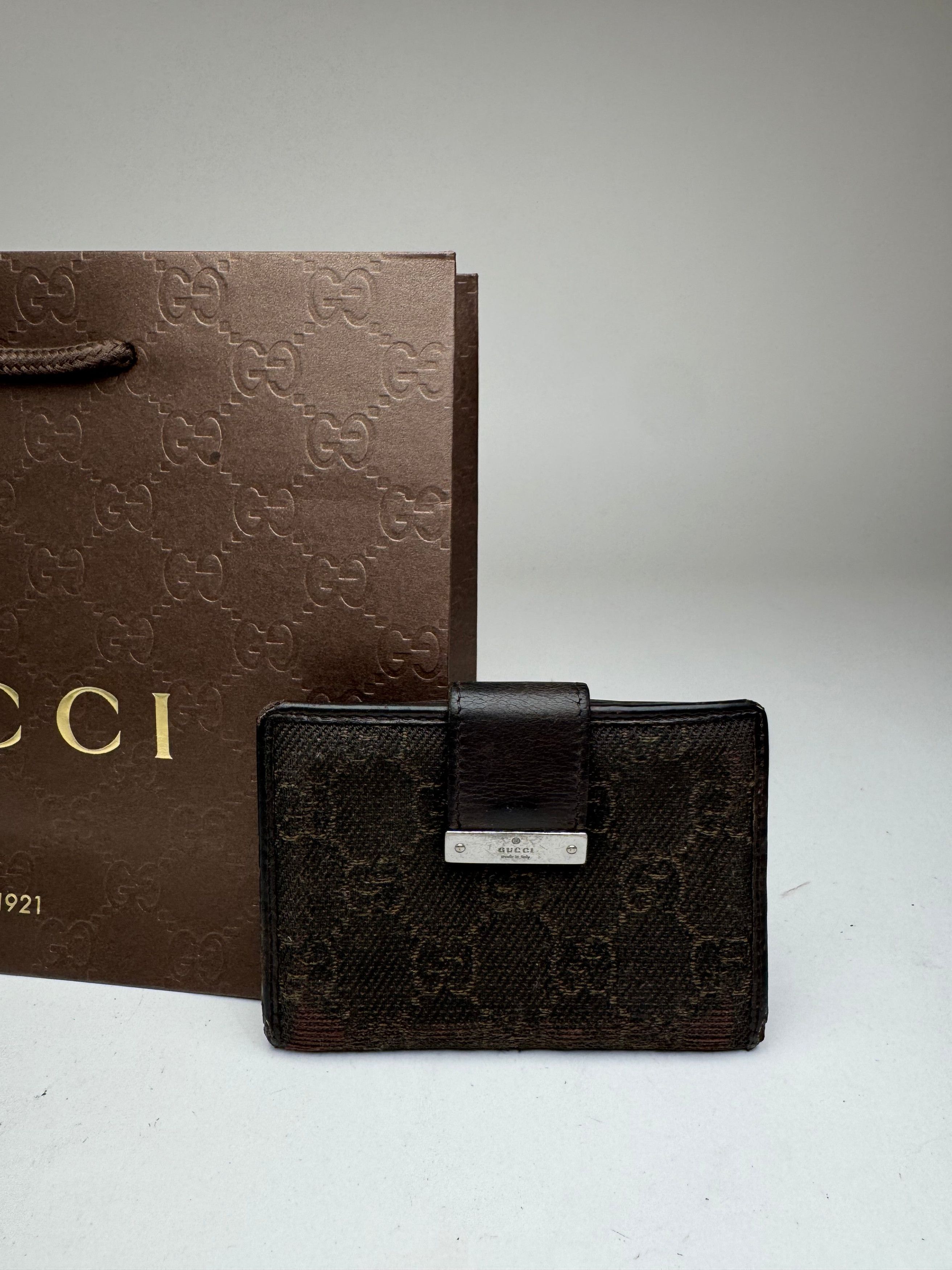 Gucci Vintage Monogram Card Holder black Size ONE SIZE - 12 Thumbnail