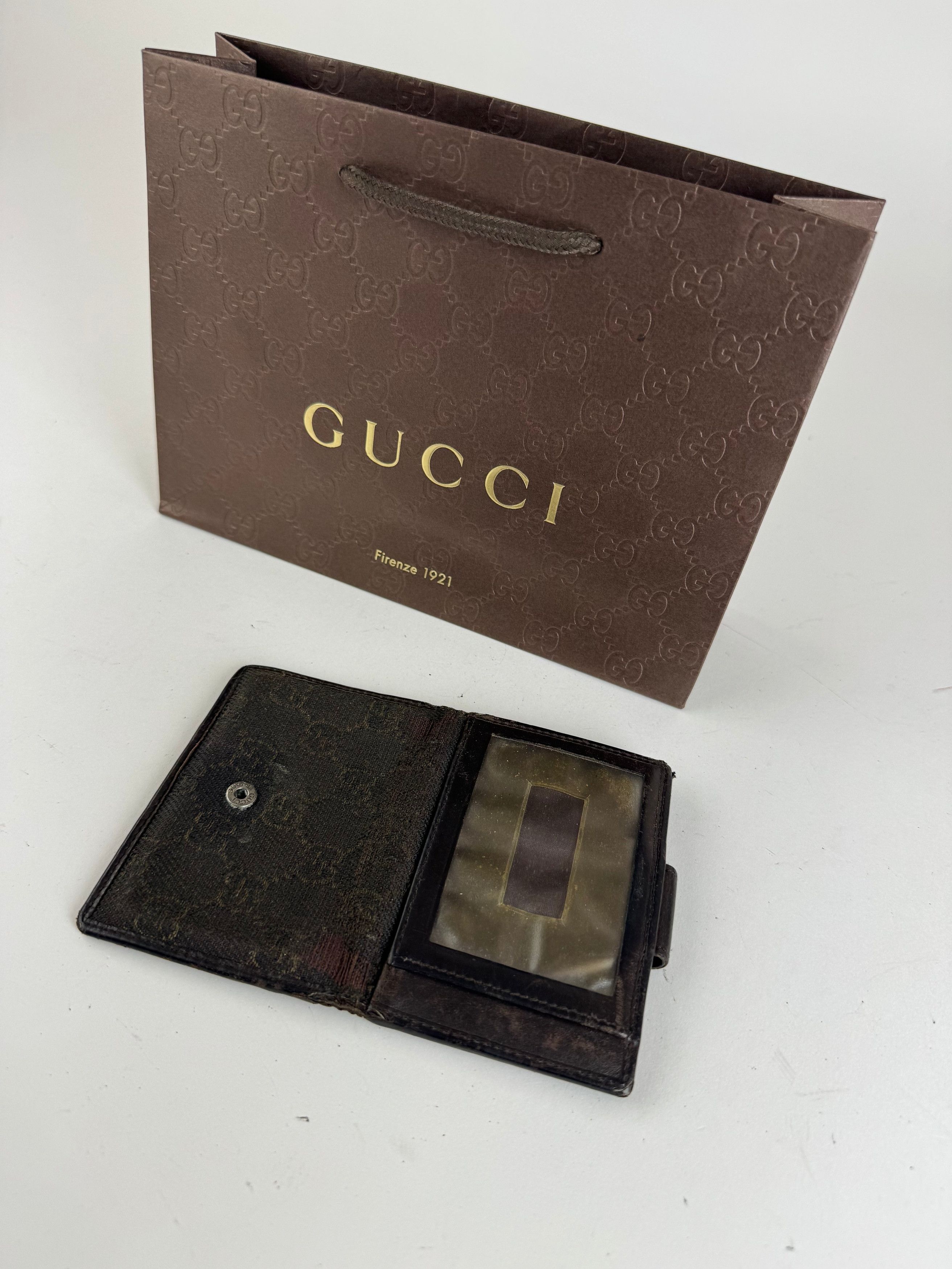 Gucci Vintage Monogram Card Holder black Size ONE SIZE - 9 Thumbnail