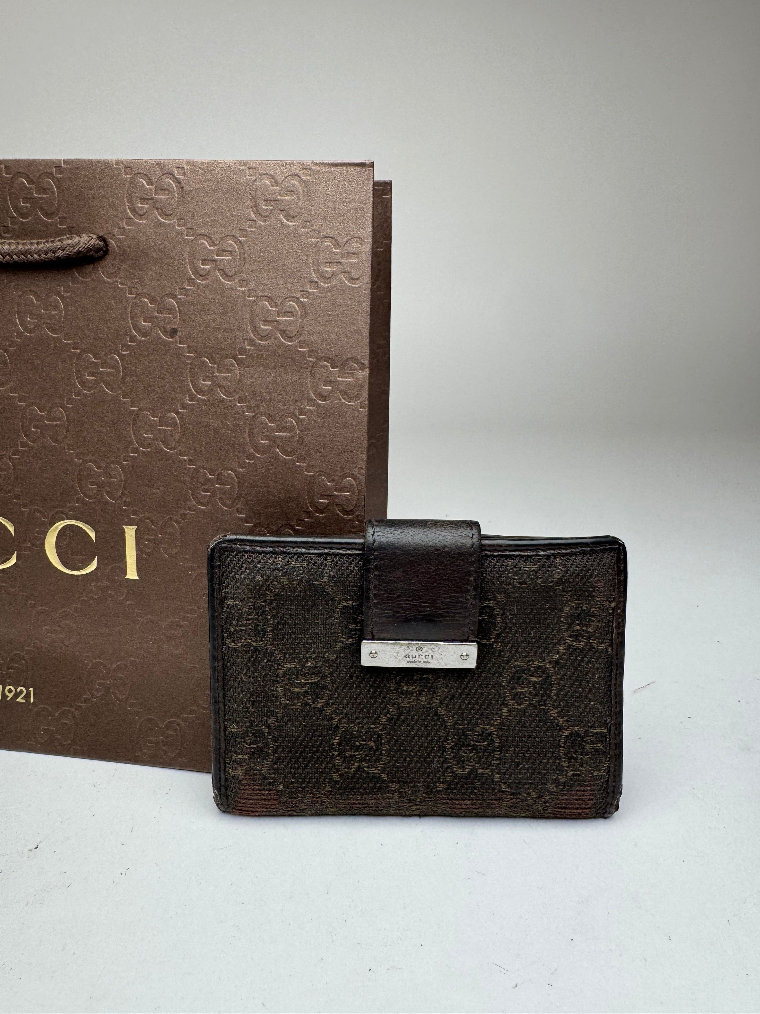Gucci Vintage Monogram Card Holder black Size ONE SIZE - 6 Thumbnail