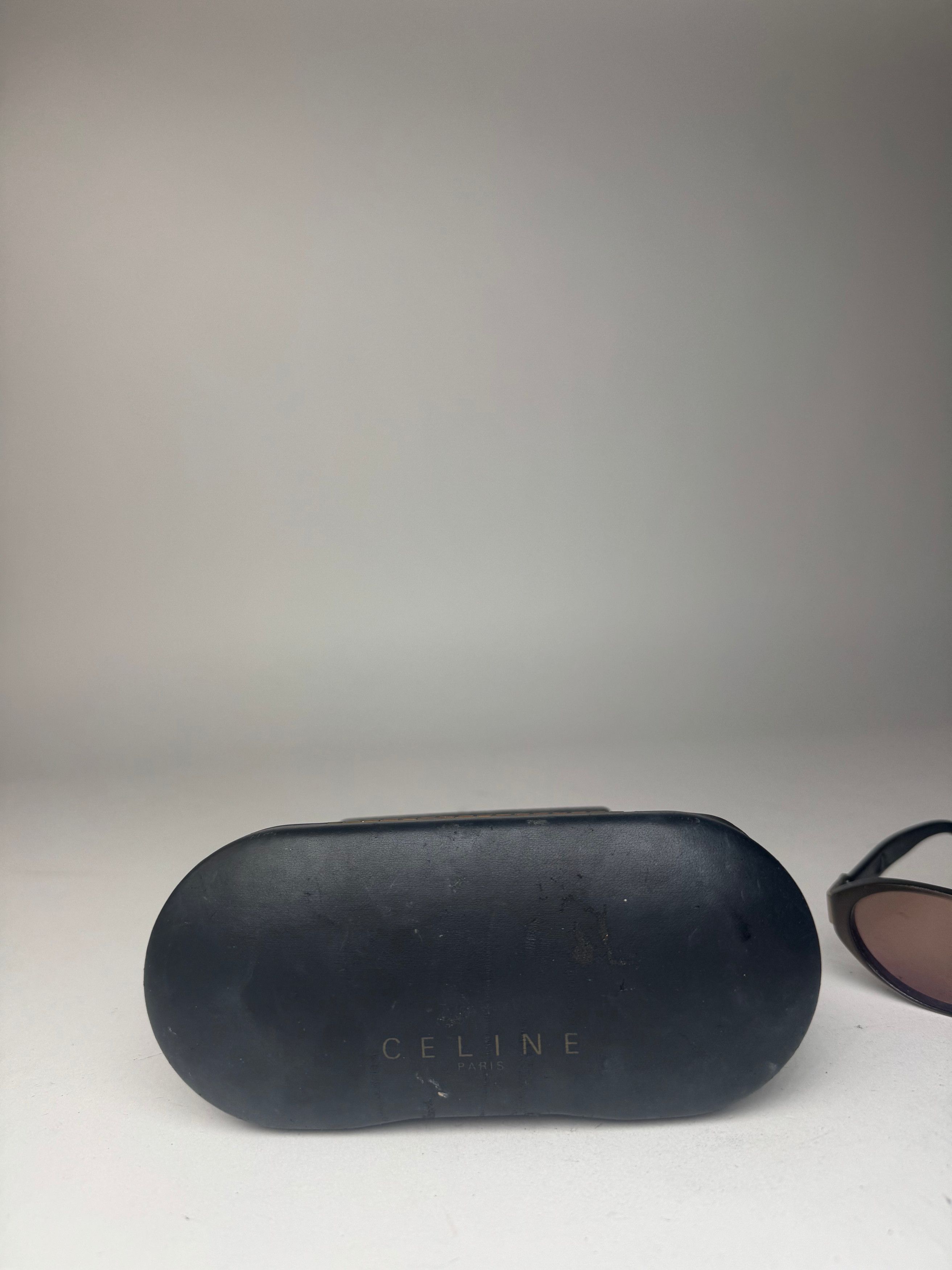 Celine Vintage Paris Retro Sunglasses Brown Size ONE SIZE - 4 Thumbnail
