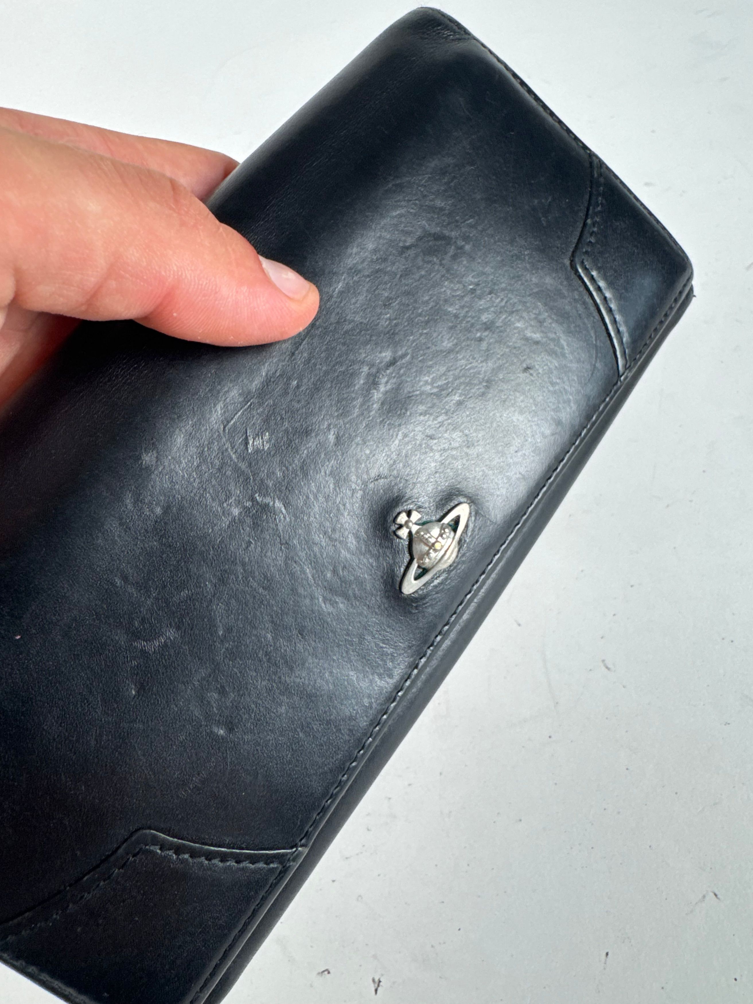 Vivienne Westwood Vintage Leather Wallet black Size ONE SIZE - 4 Thumbnail
