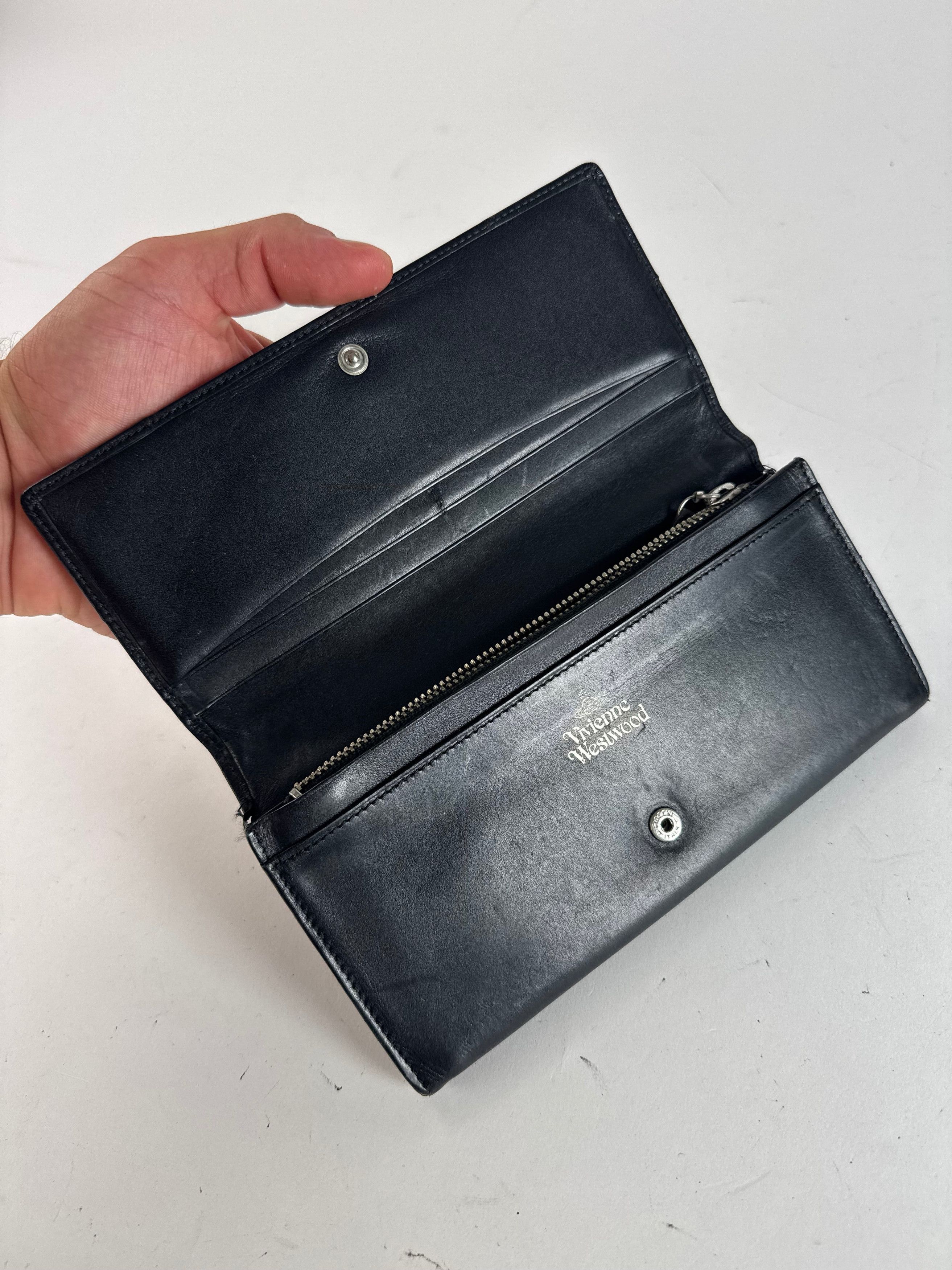 Vivienne Westwood Vintage Leather Wallet black Size ONE SIZE - 5 Thumbnail