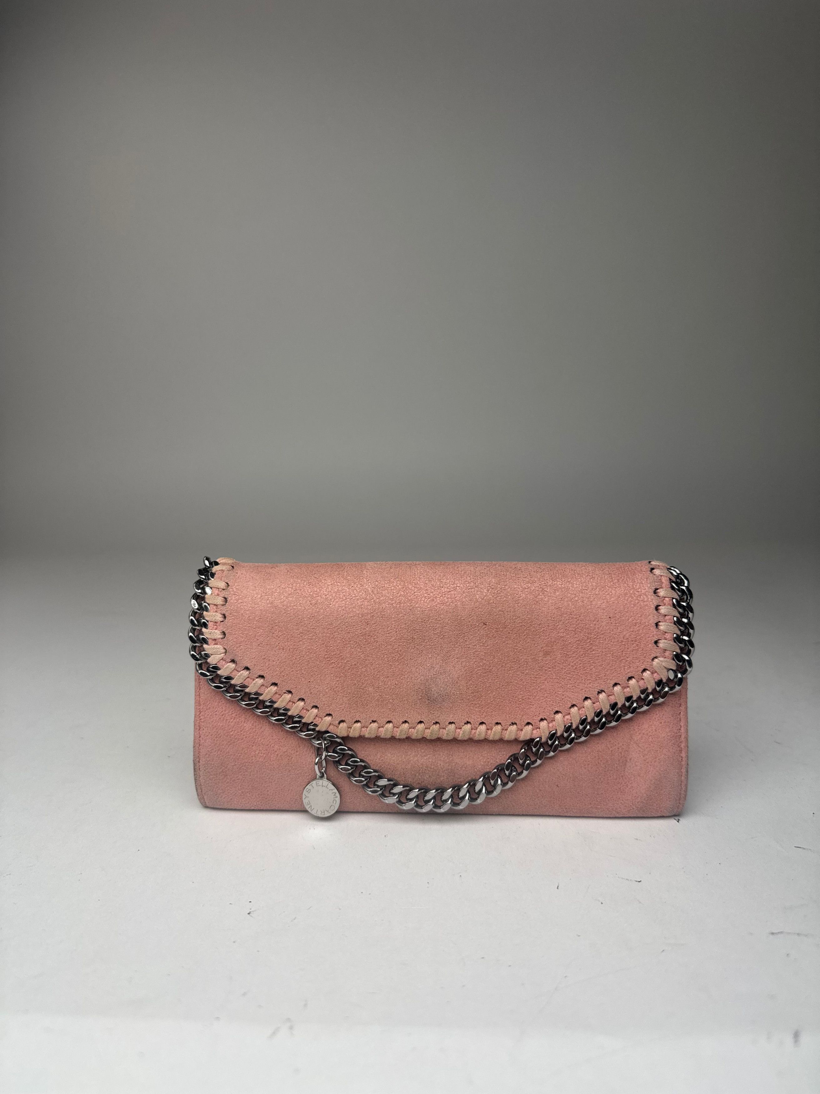 Stella McCartney Vintage Stella Mc Cartney Vegan Suede Wallet Pink Size ONE SIZE - 11 Thumbnail