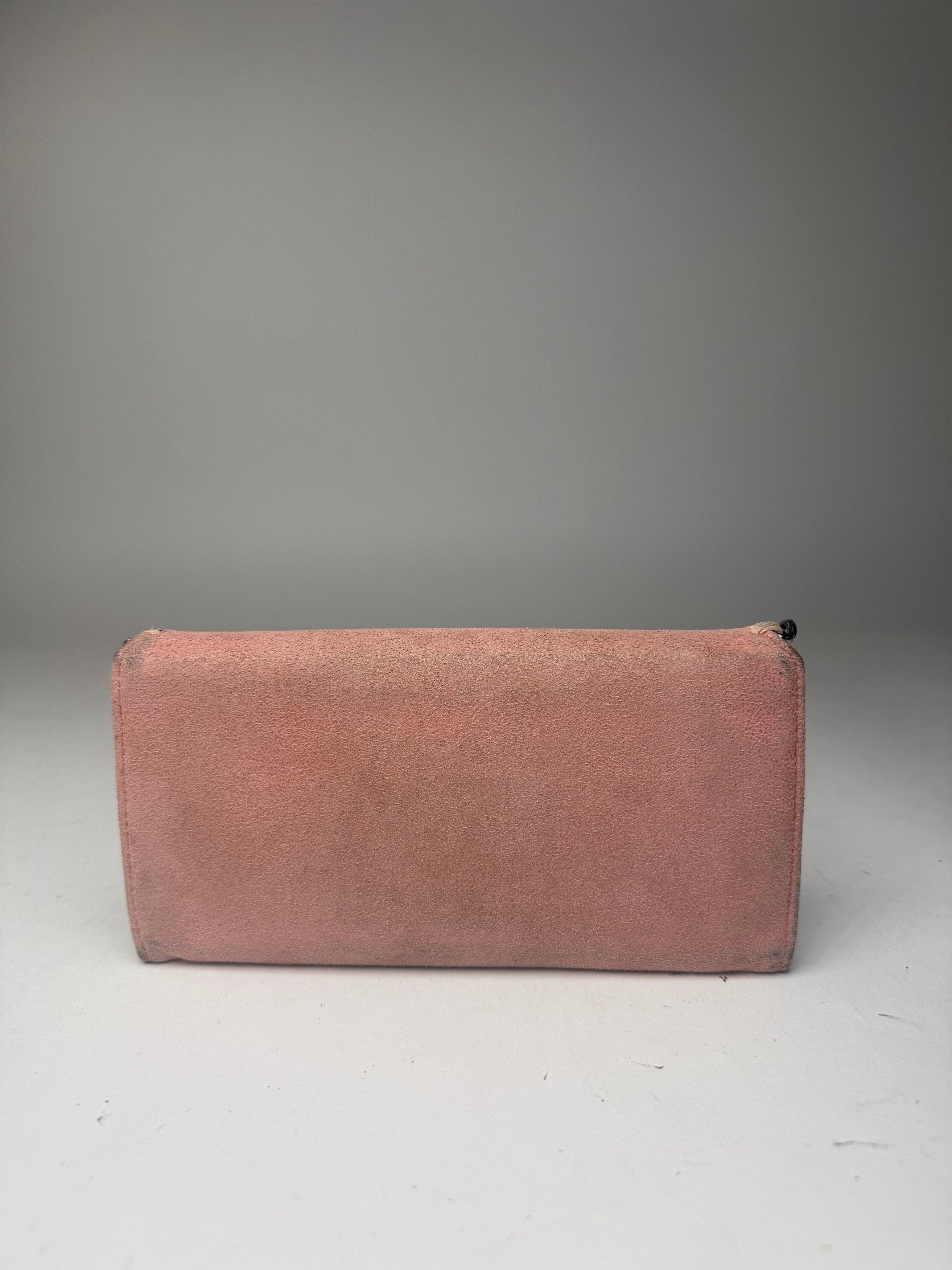 Stella McCartney Vintage Stella Mc Cartney Vegan Suede Wallet Pink Size ONE SIZE - 12 Thumbnail