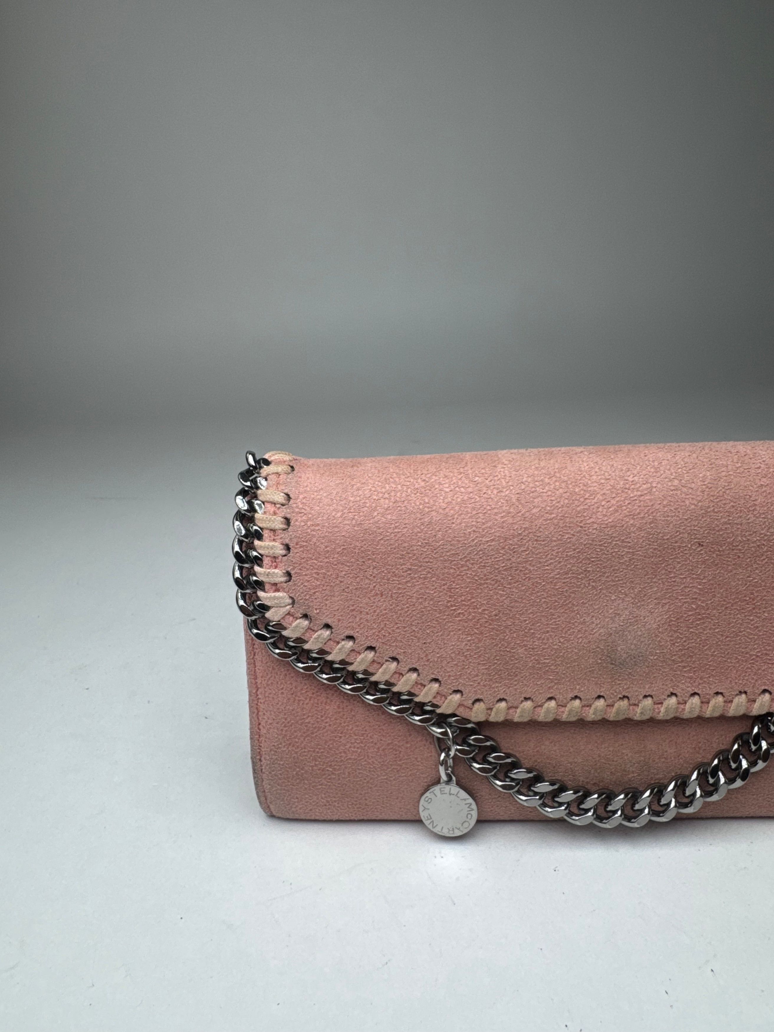 Stella McCartney Vintage Stella Mc Cartney Vegan Suede Wallet Pink Size ONE SIZE - 7 Thumbnail