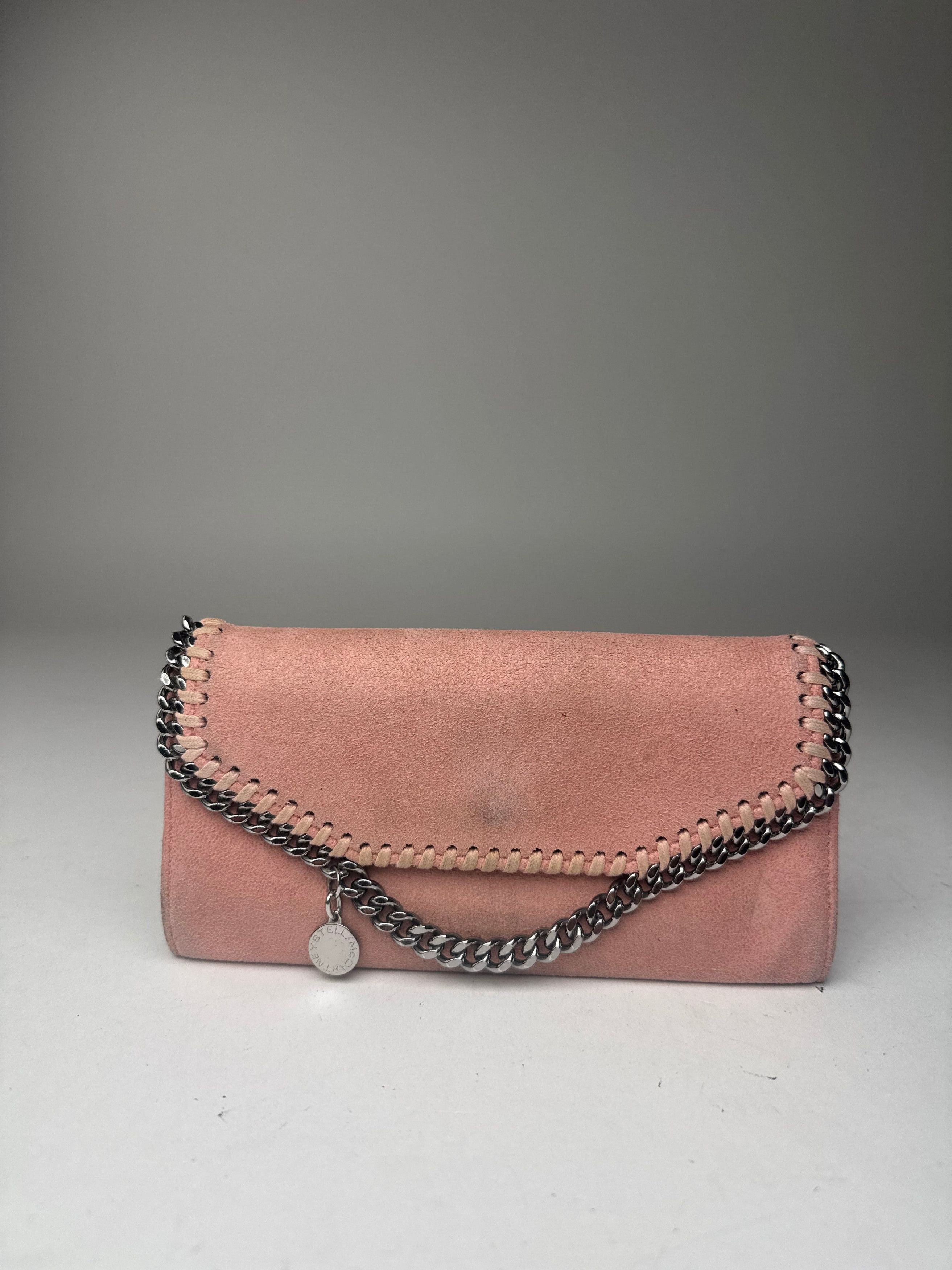 Stella McCartney Vintage Stella Mc Cartney Vegan Suede Wallet Pink Size ONE SIZE - 9 Thumbnail