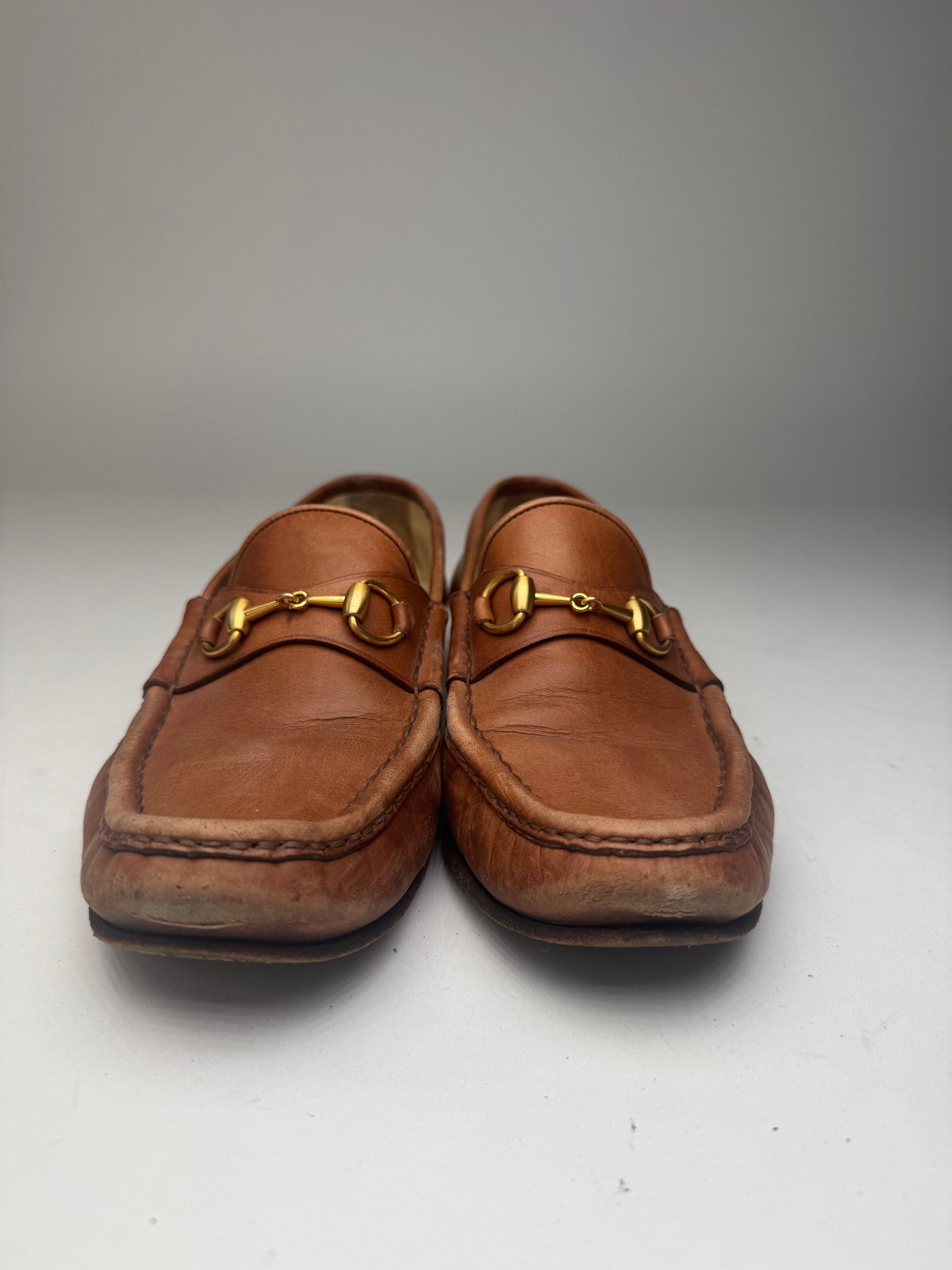 Gucci Vintage Horsebit leather Loafer brown Size US 5 / IT 35 - 4 Thumbnail