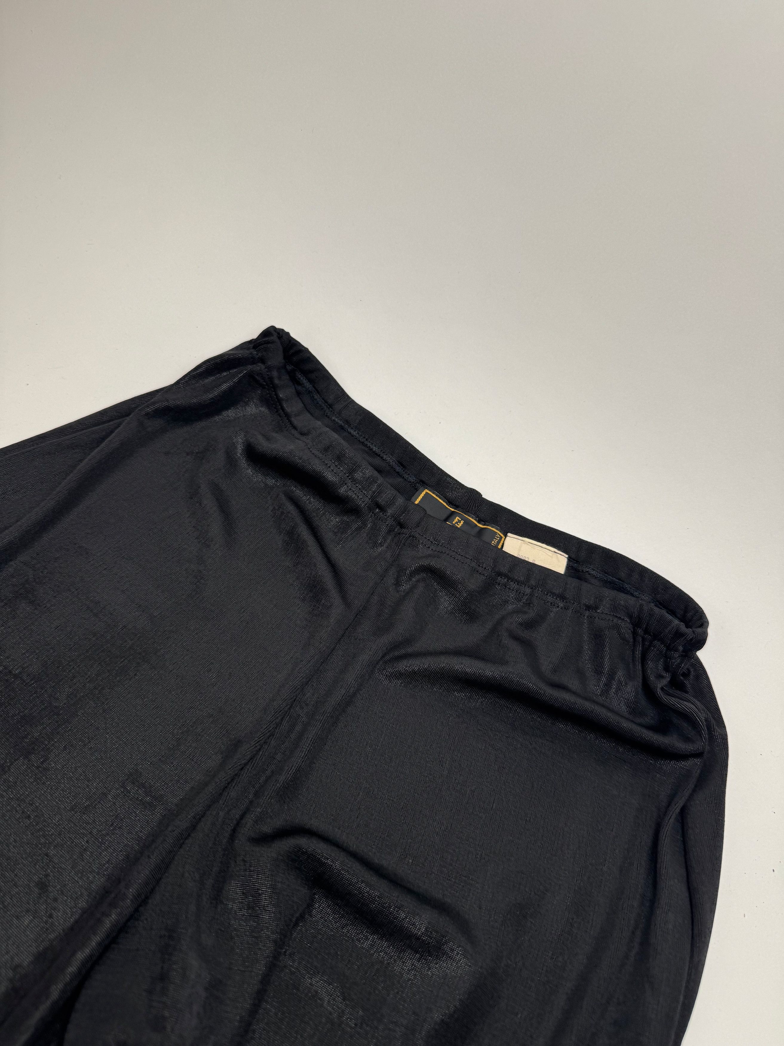 Fendi Vintage Roma Polyester pants M black Size 27" / US 4 / IT 40 - 2 Thumbnail