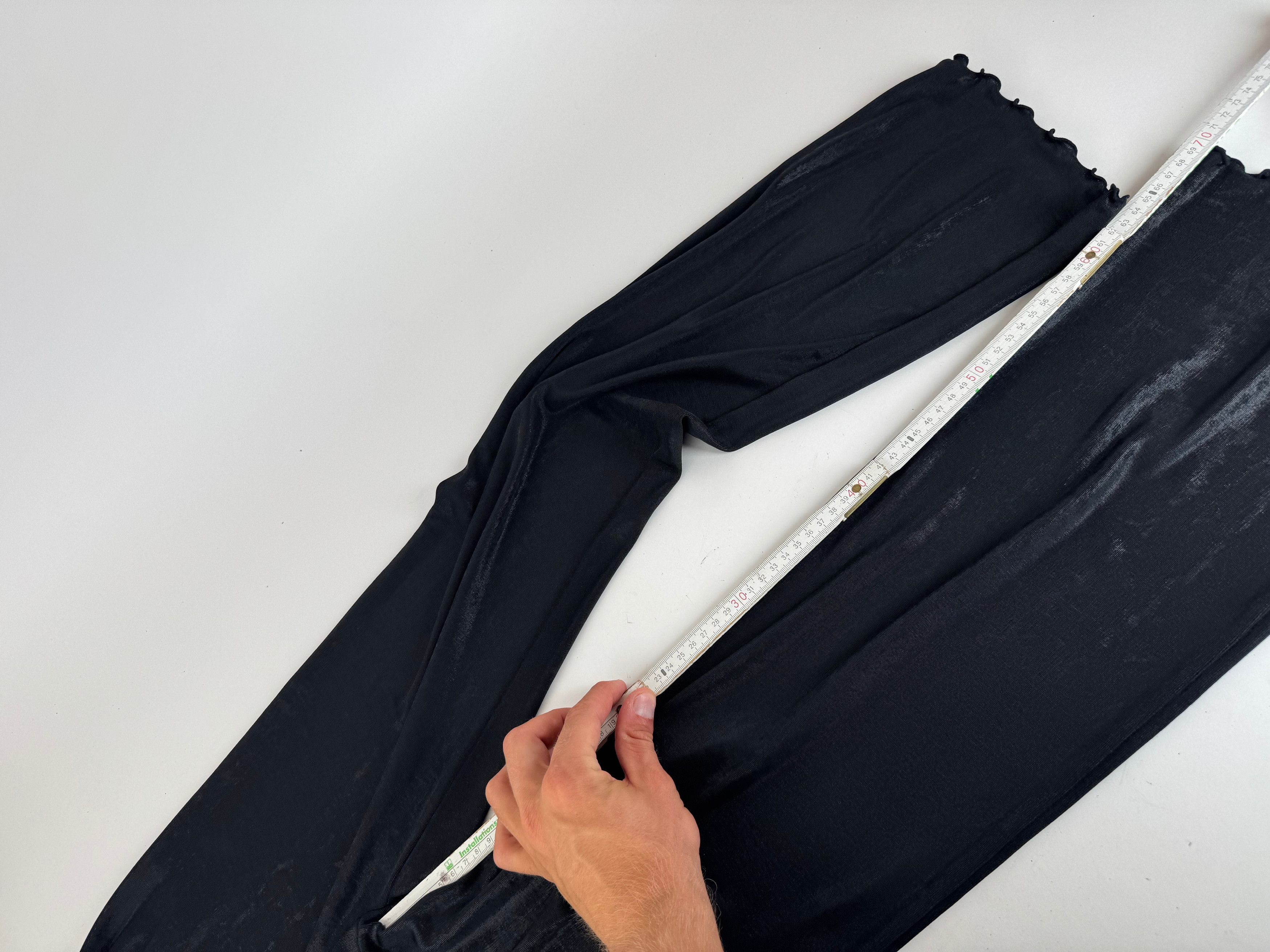 Fendi Vintage Roma Polyester pants M black Size 27" / US 4 / IT 40 - 11 Thumbnail
