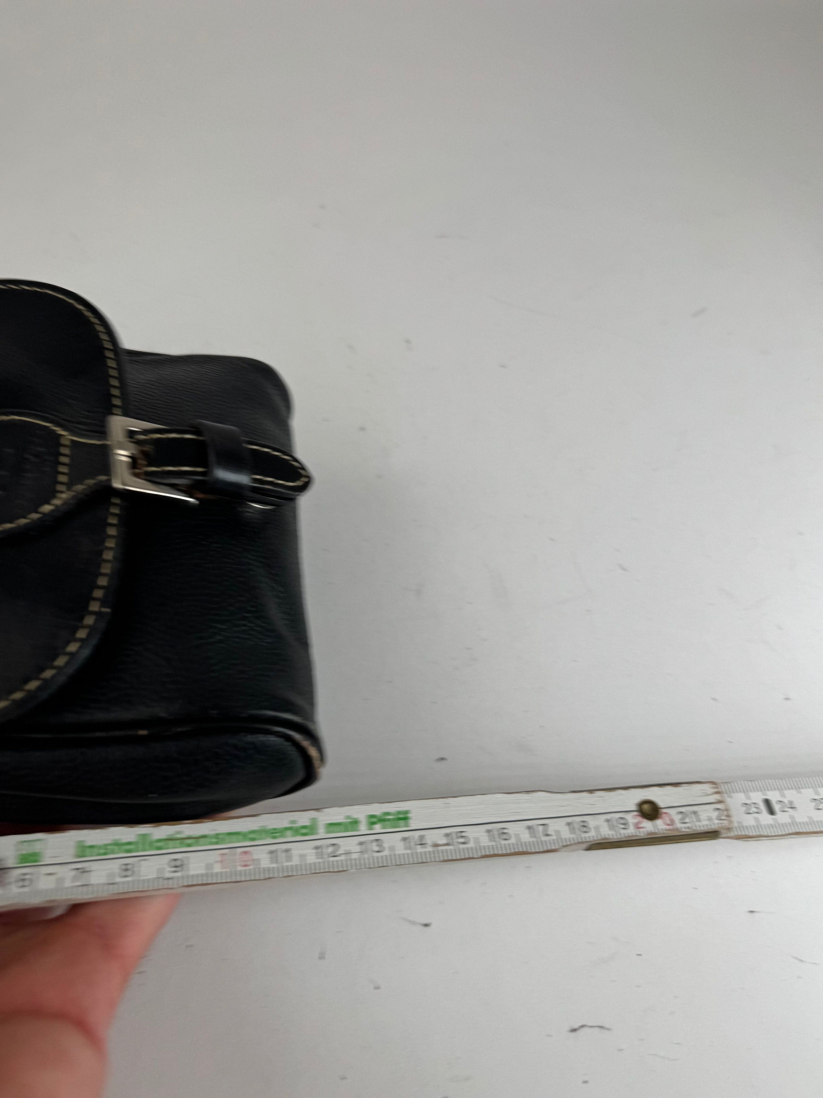 Courreges Vintage Leather belt bag black Size ONE SIZE - 13 Thumbnail