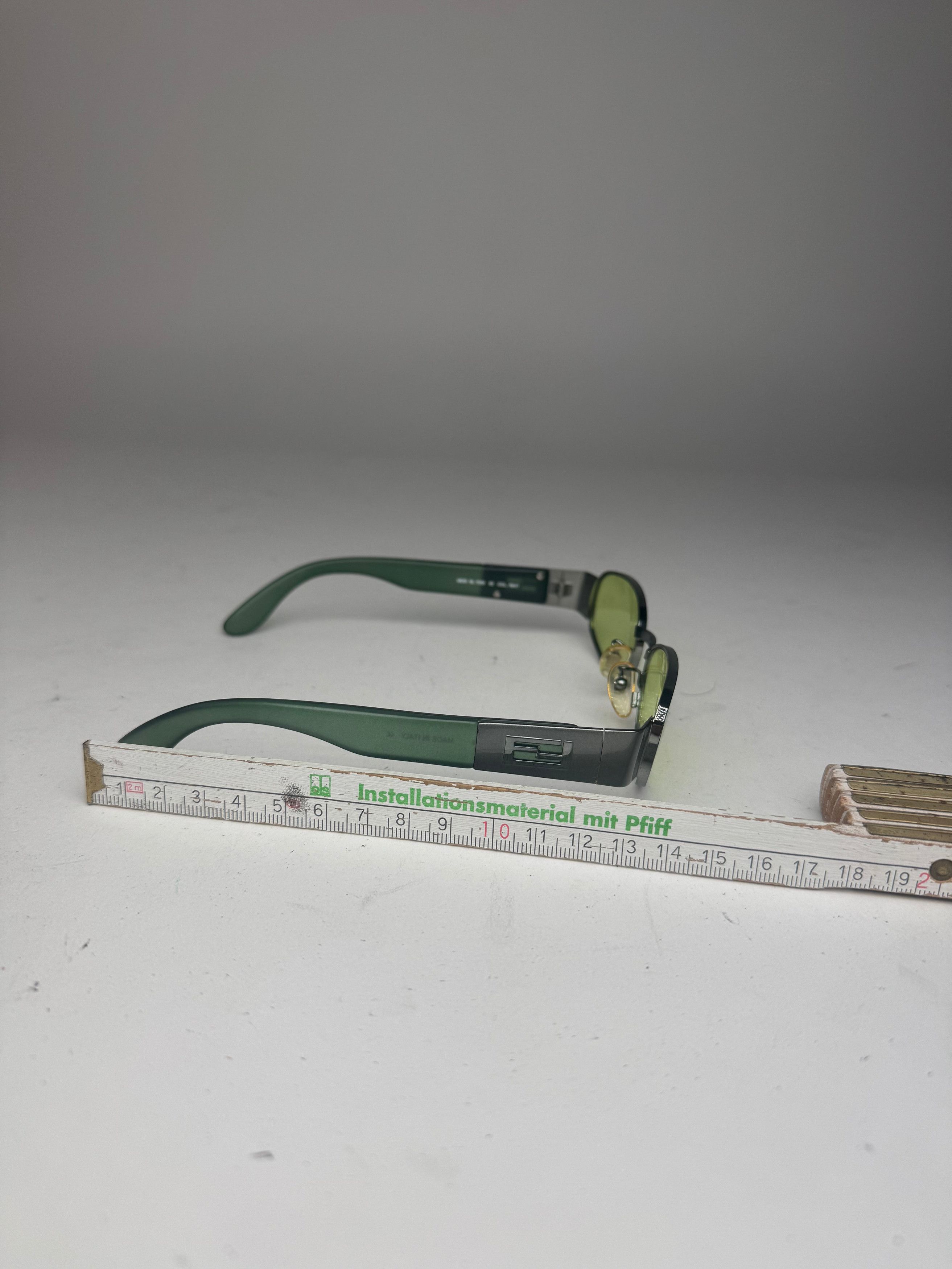 Fendi Vintage Roma Retro Sunglasses Green Size ONE SIZE - 7 Thumbnail