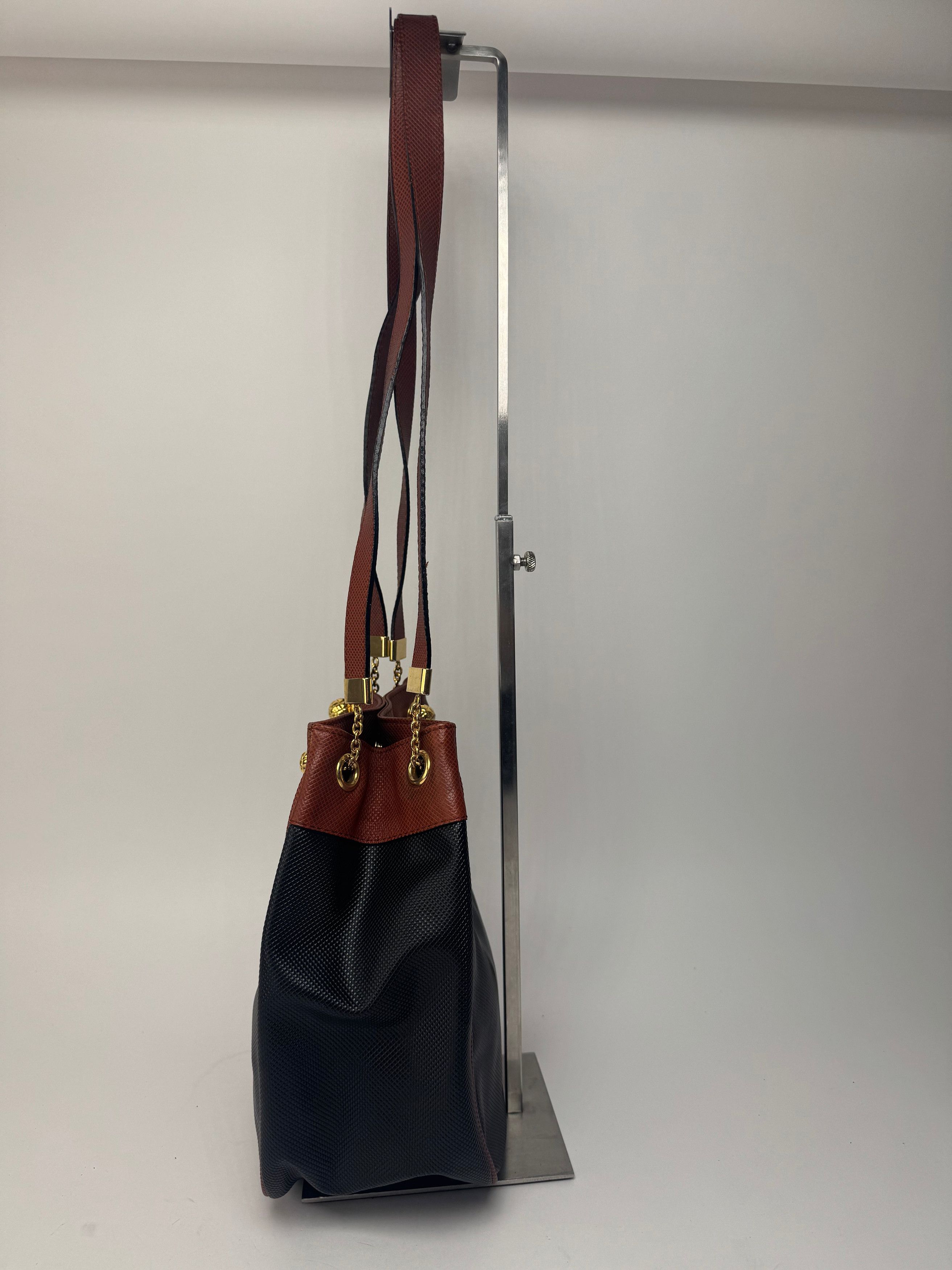 Bottega Veneta Vintage Leather bucket bag black brown Size ONE SIZE - 11 Thumbnail