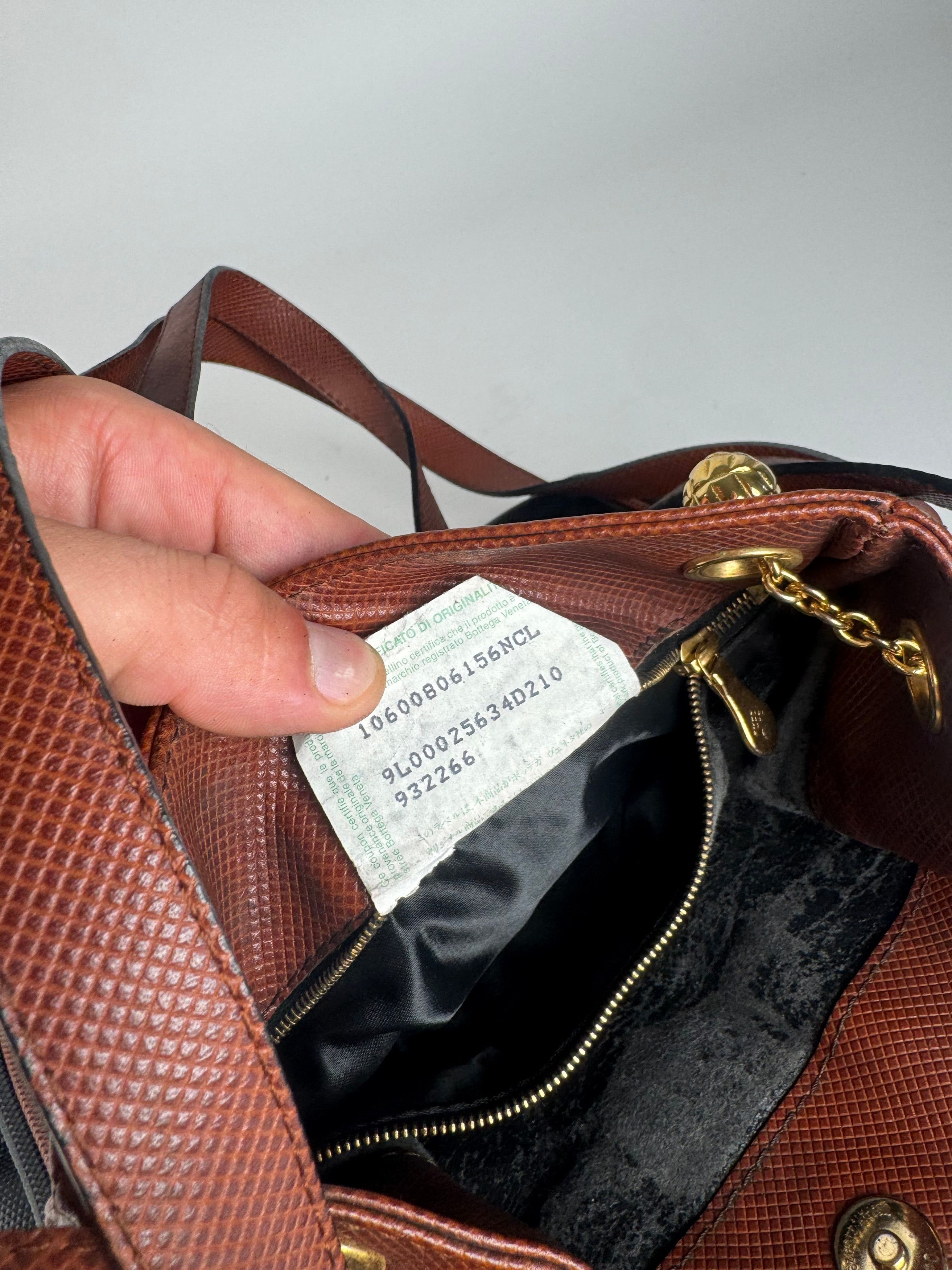 Bottega Veneta Vintage Leather bucket bag black brown Size ONE SIZE - 9 Thumbnail