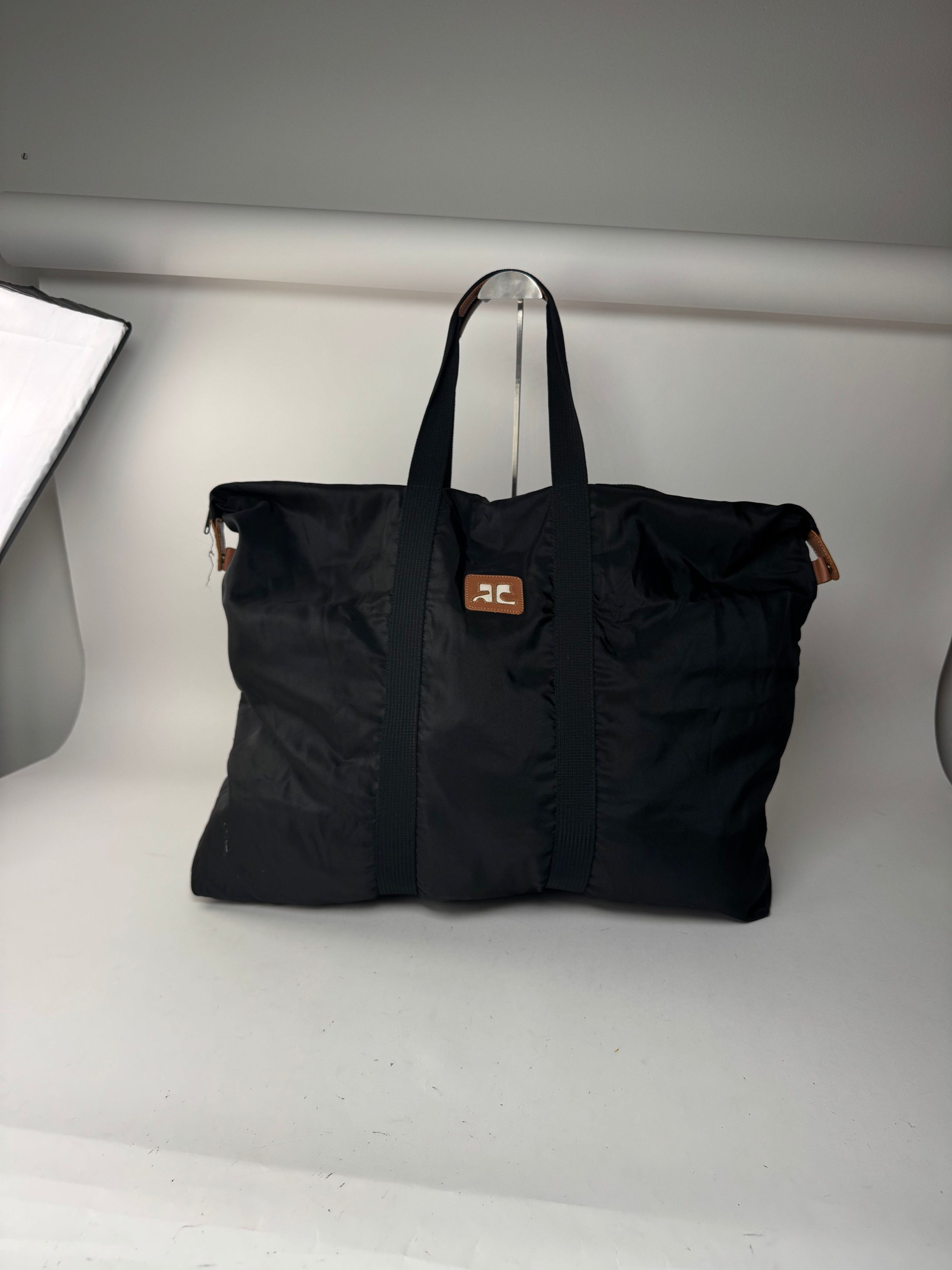 Courreges Vintage Travel bag black Size ONE SIZE - 3 Thumbnail