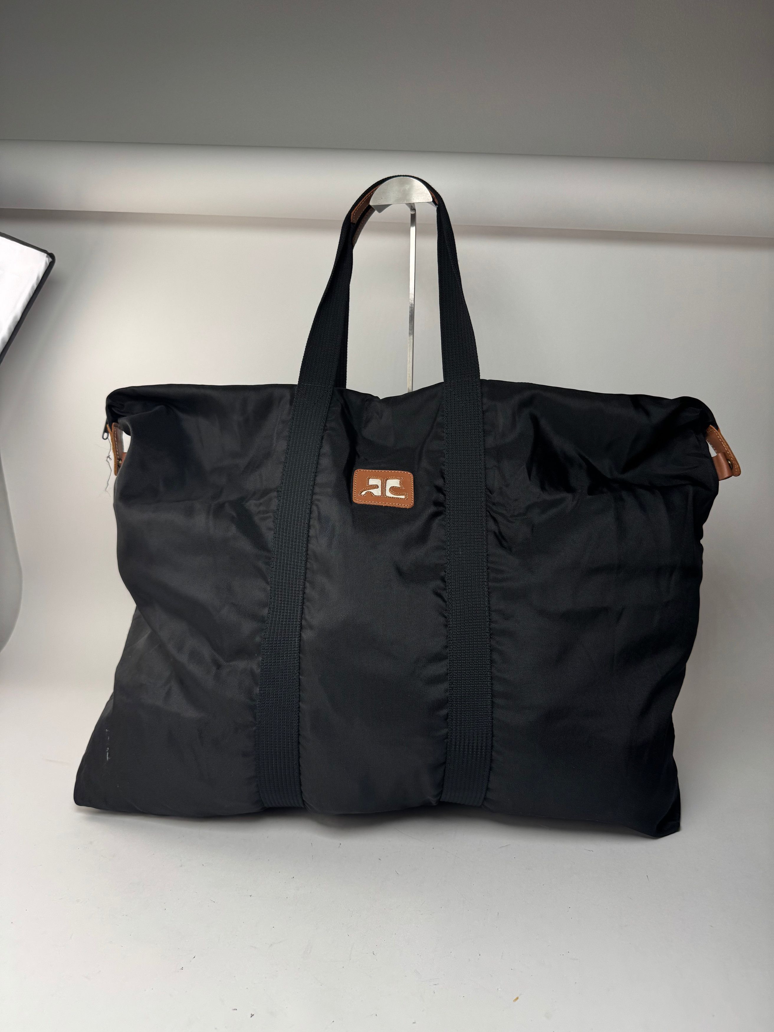 Courreges Vintage Travel bag black Size ONE SIZE - 15 Thumbnail