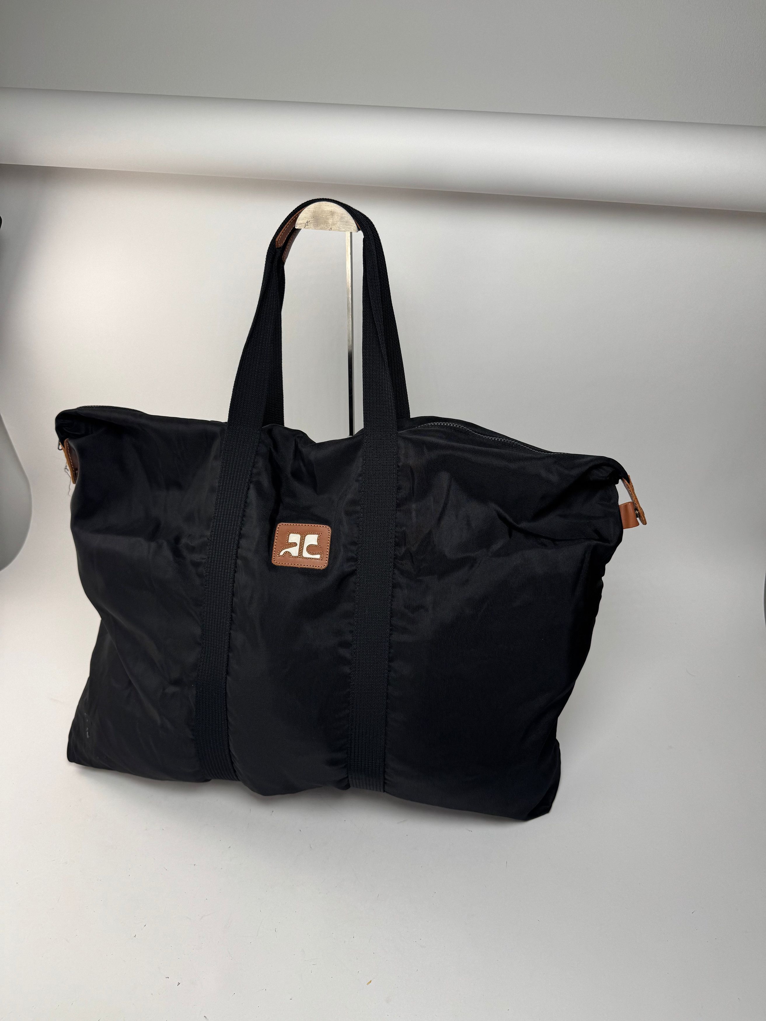 Courreges Vintage Travel bag black Size ONE SIZE - 10 Thumbnail