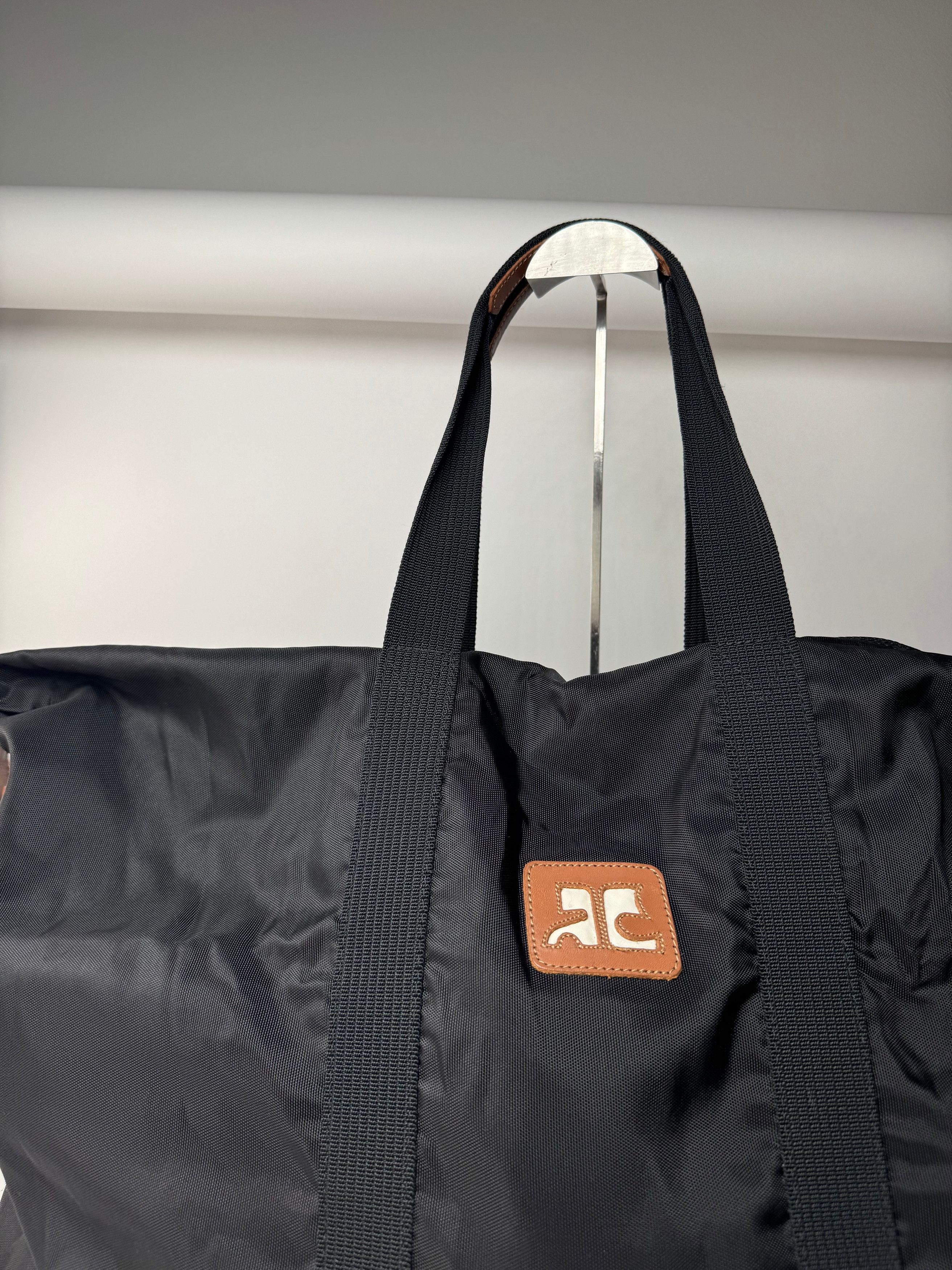 Courreges Vintage Travel bag black Size ONE SIZE - 5 Thumbnail