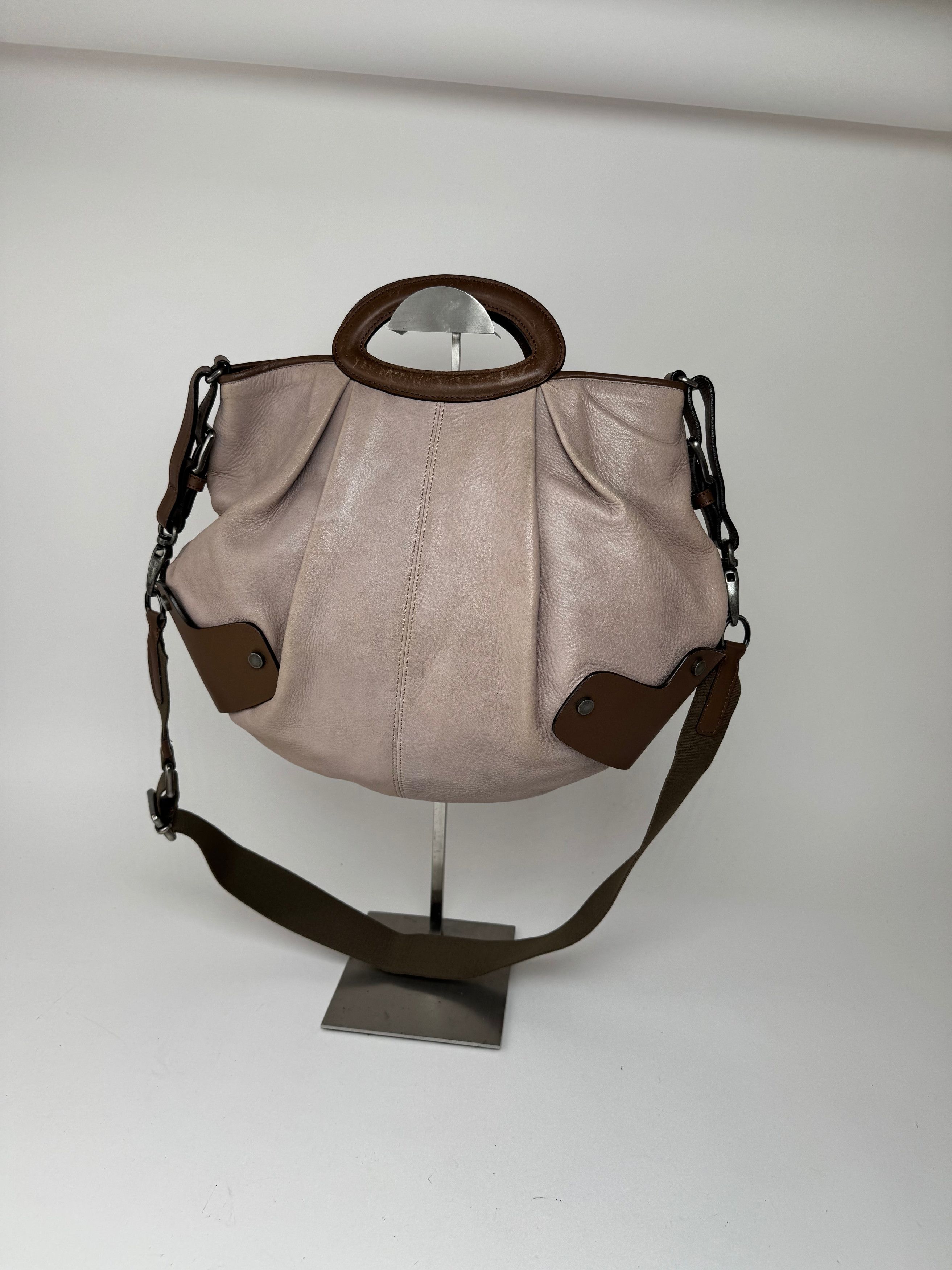 Marni Vintage 2 way leather bag purple brown Size ONE SIZE - 12 Thumbnail