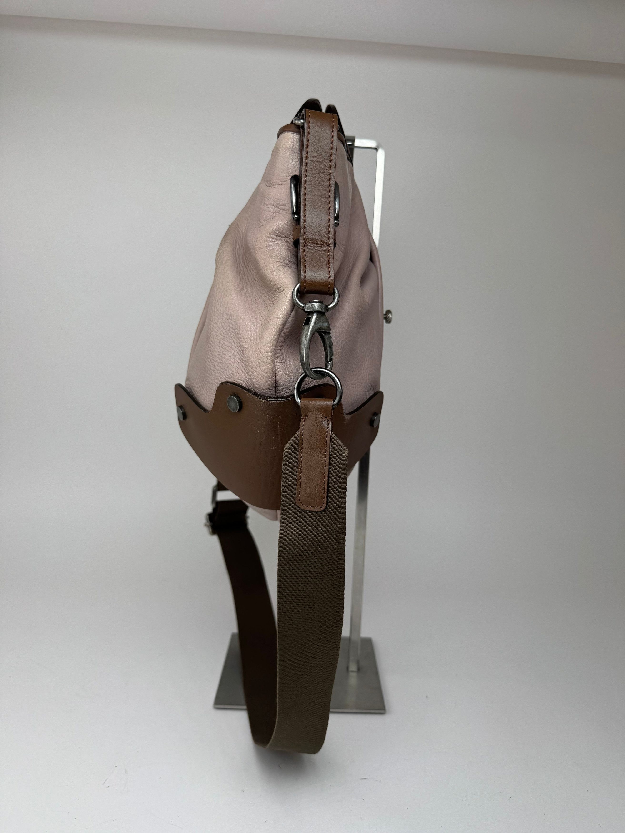 Marni Vintage 2 way leather bag purple brown Size ONE SIZE - 7 Thumbnail