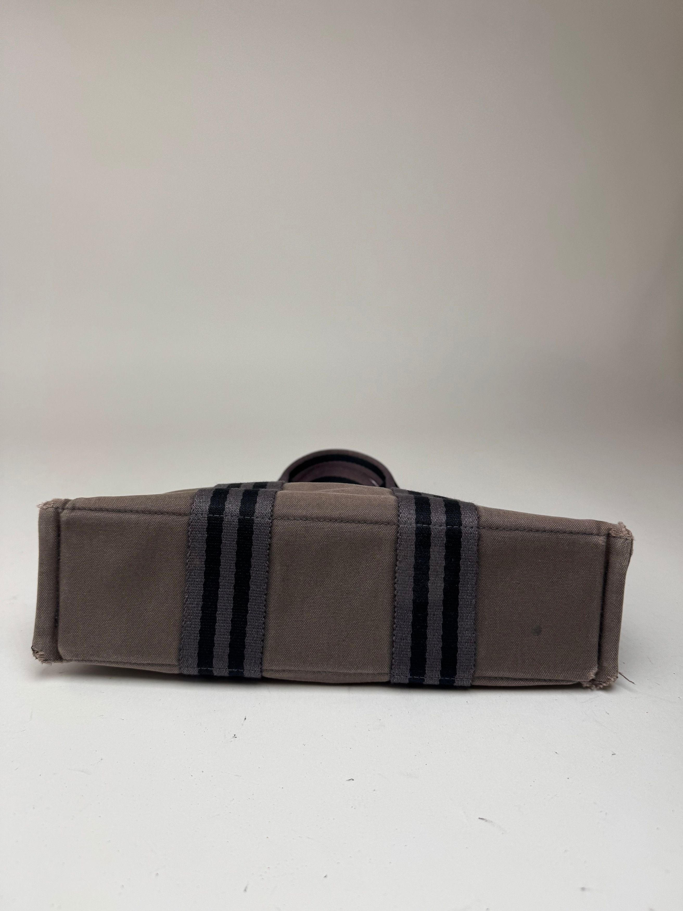 Other Vintage Hermes cotton mini tote grey Size ONE SIZE - 11 Thumbnail
