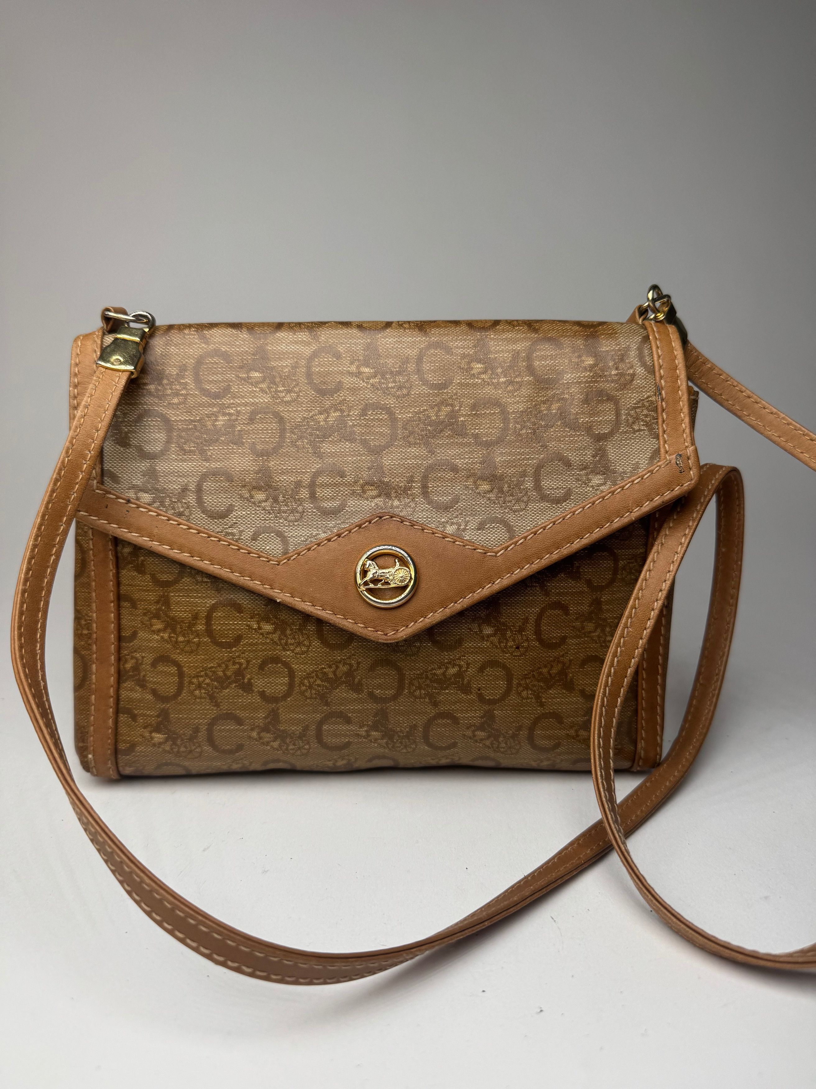 Celine Vintage Paris Leather Bag Brown Size ONE SIZE - 5 Thumbnail