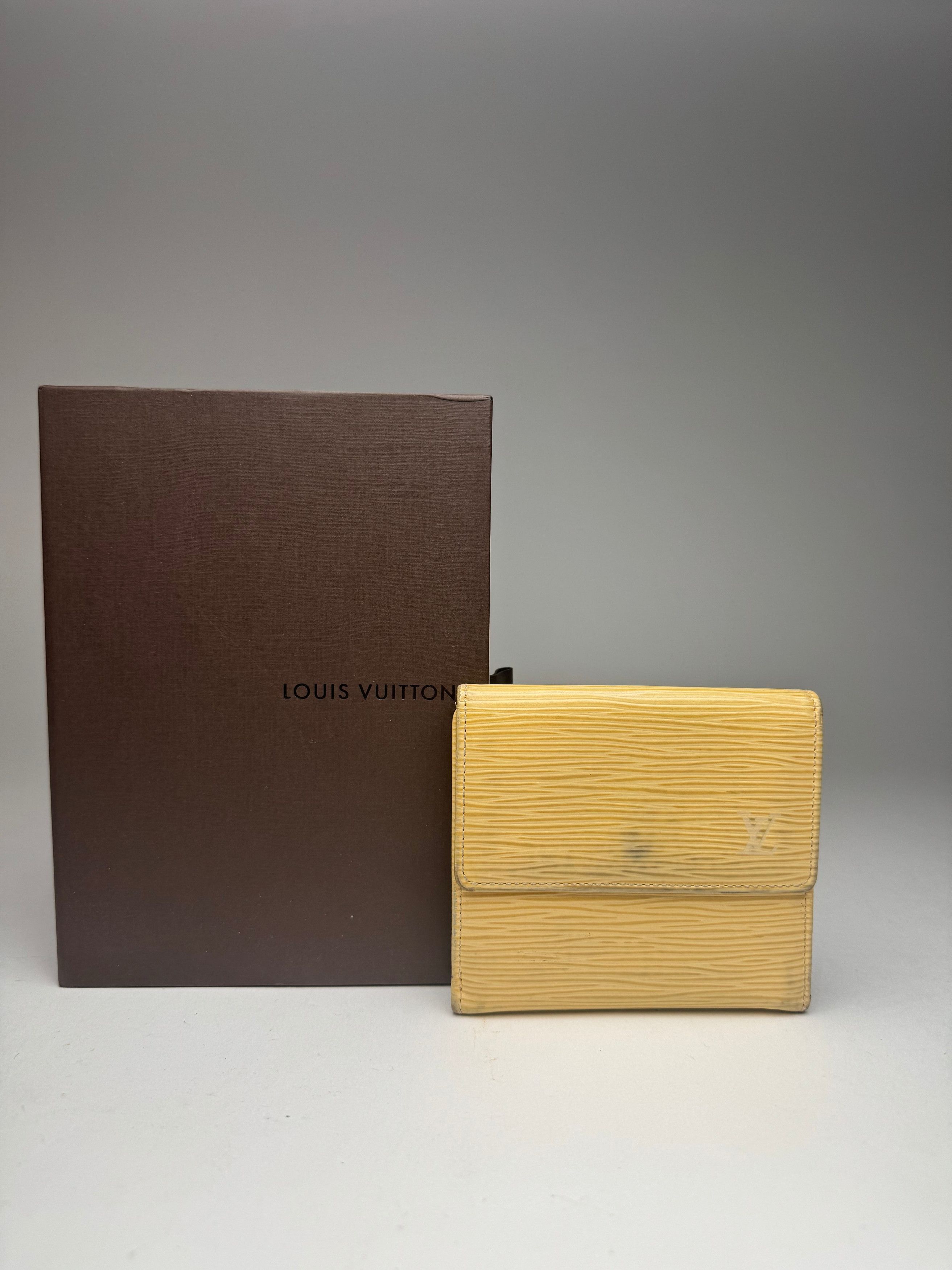 Louis Vuitton Vintage EPI Leather wallet yellow Size ONE SIZE - 5 Thumbnail