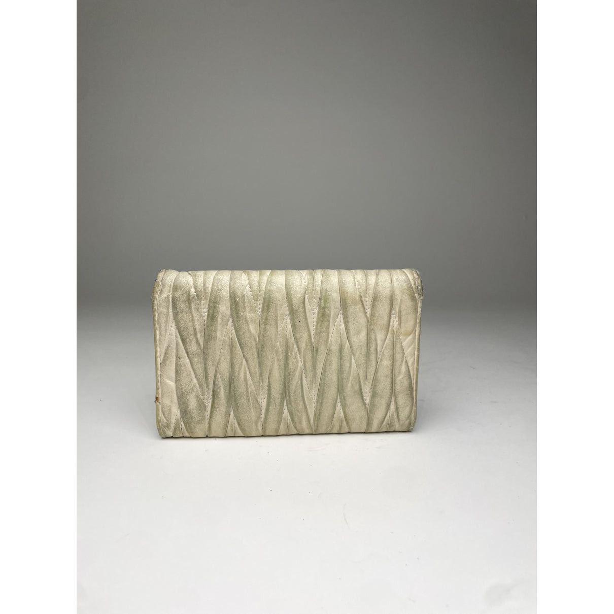Miu Miu White Leather Wallet Size ONE SIZE - 2 Thumbnail