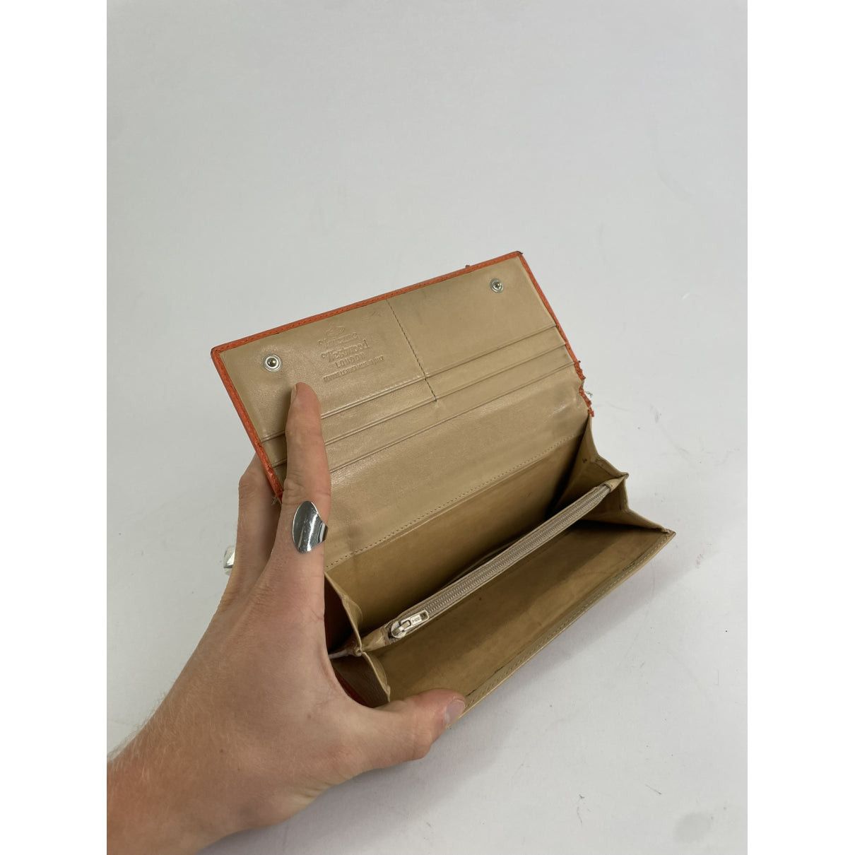 Vivienne Westwood Orange Leather Wallet Size ONE SIZE - 5 Thumbnail