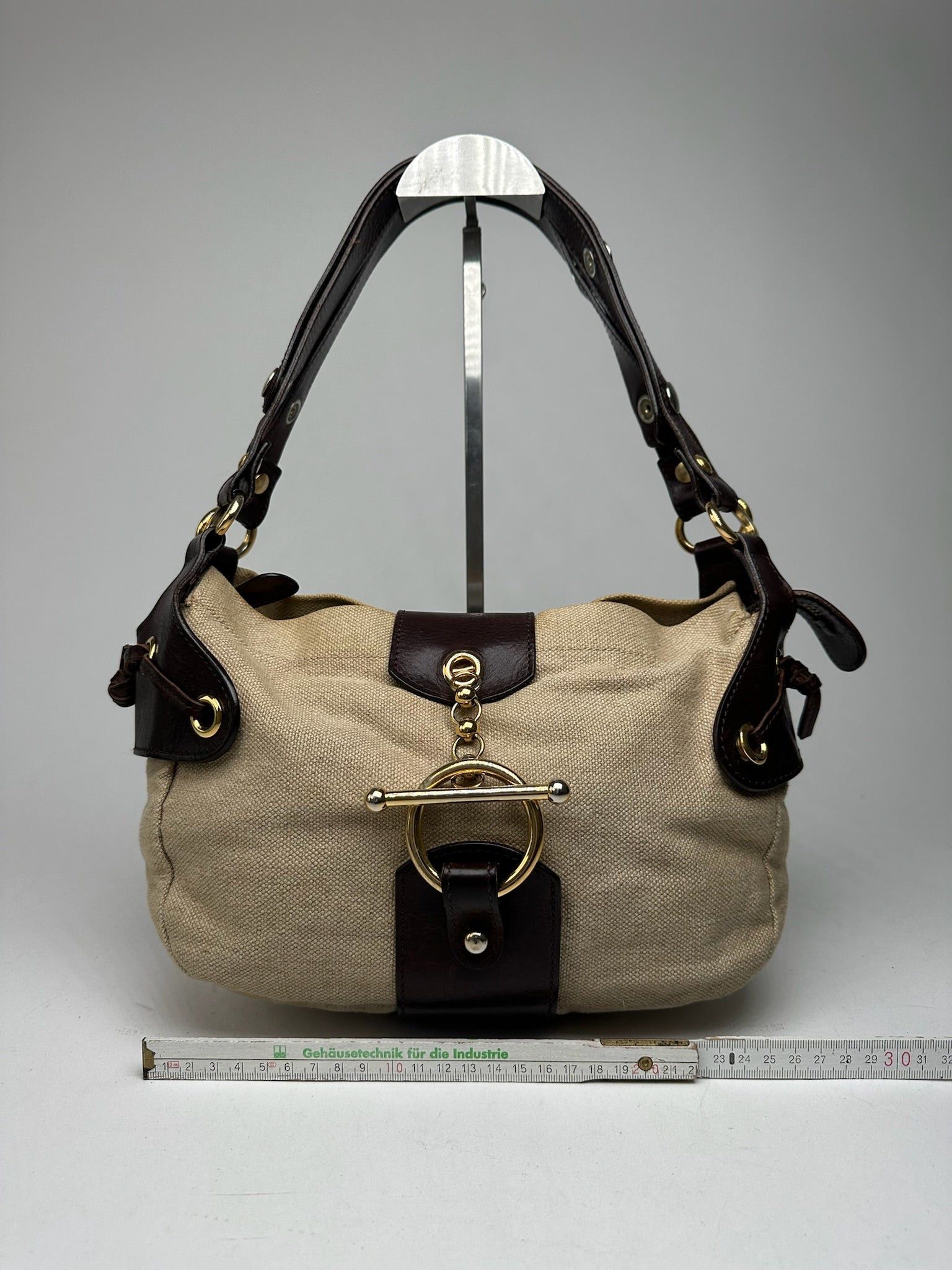 Marni Vintage Handbag Beige Brown Size ONE SIZE - 7 Thumbnail