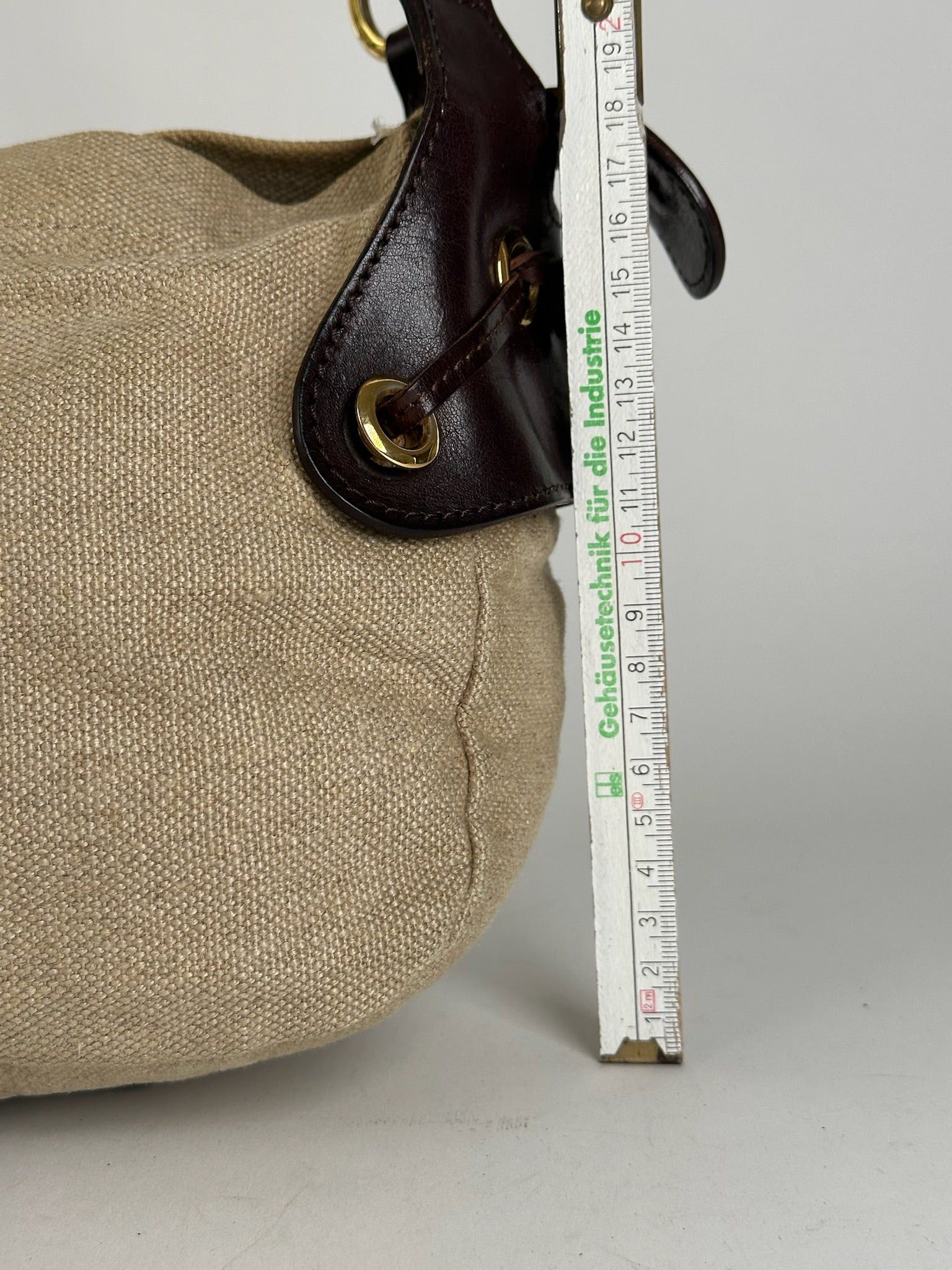 Marni Vintage Handbag Beige Brown Size ONE SIZE - 14 Thumbnail