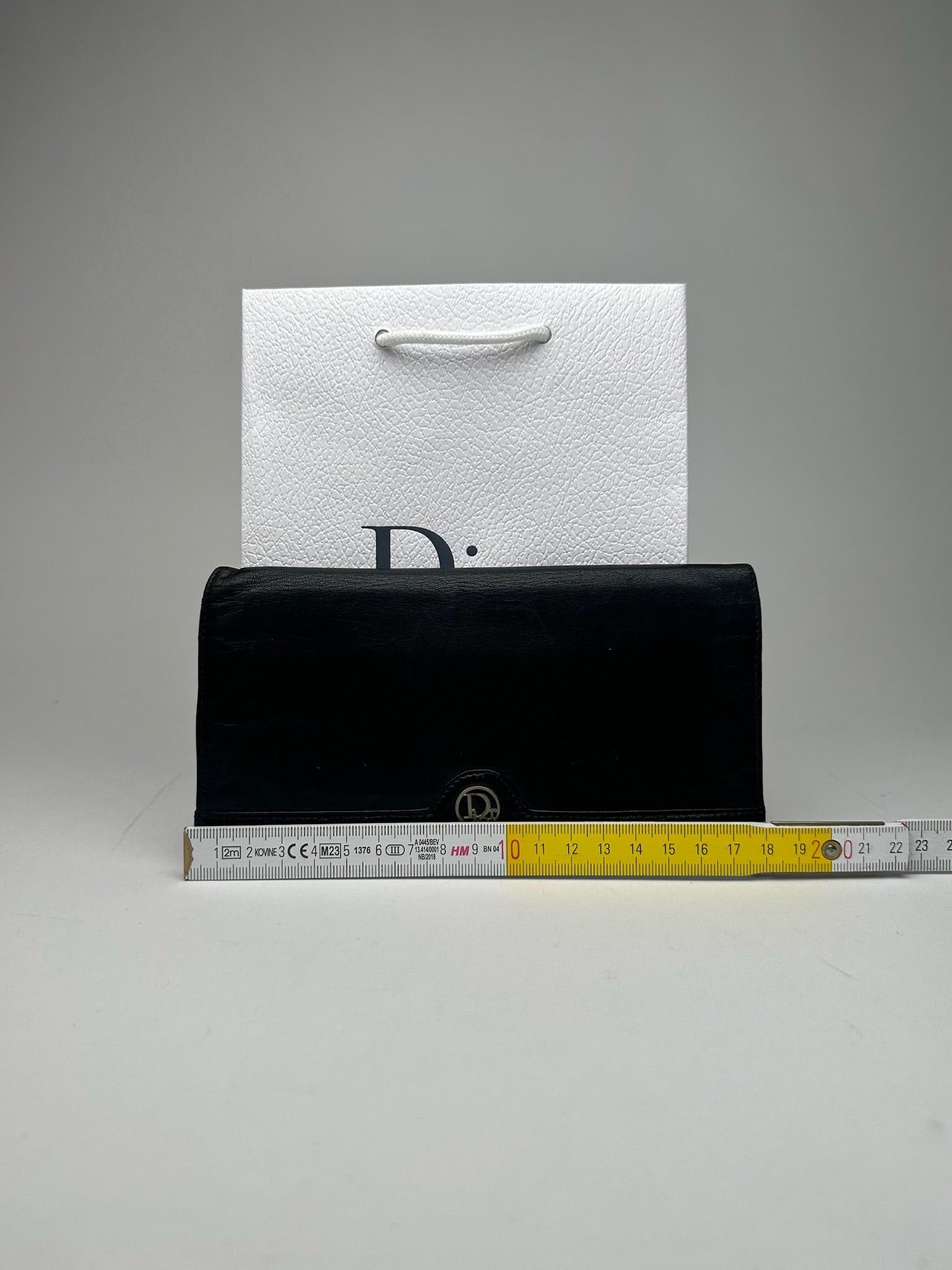 Dior Vintage Leather ID holder black Size ONE SIZE - 9 Thumbnail