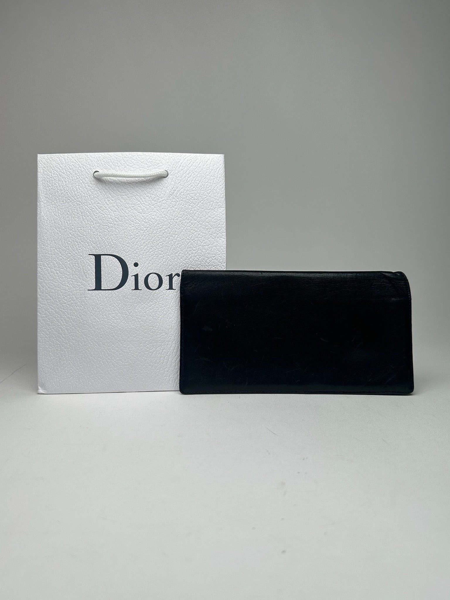 Dior Vintage Leather ID holder black Size ONE SIZE - 2 Thumbnail