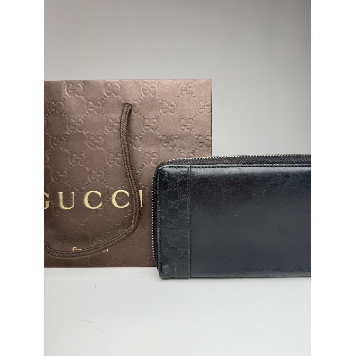 Gucci Continental Black Leather Wallet Size ONE SIZE - 2 Thumbnail