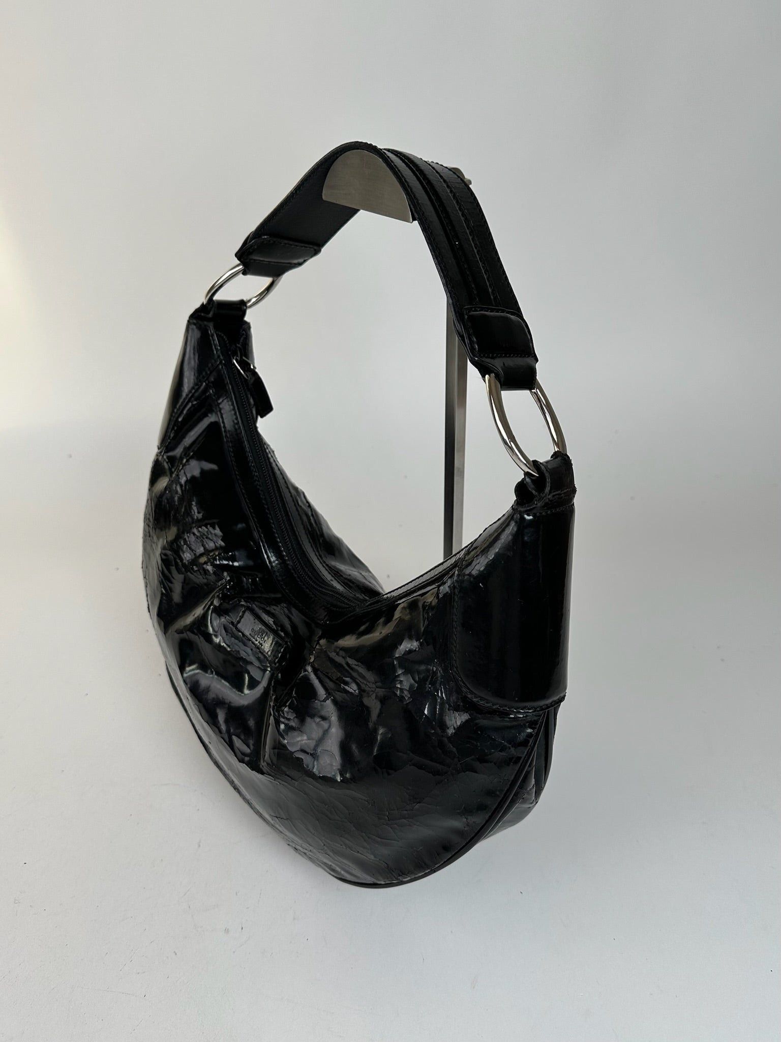 Gucci Vintage Patent Leather Bag Black Size ONE SIZE - 7 Thumbnail
