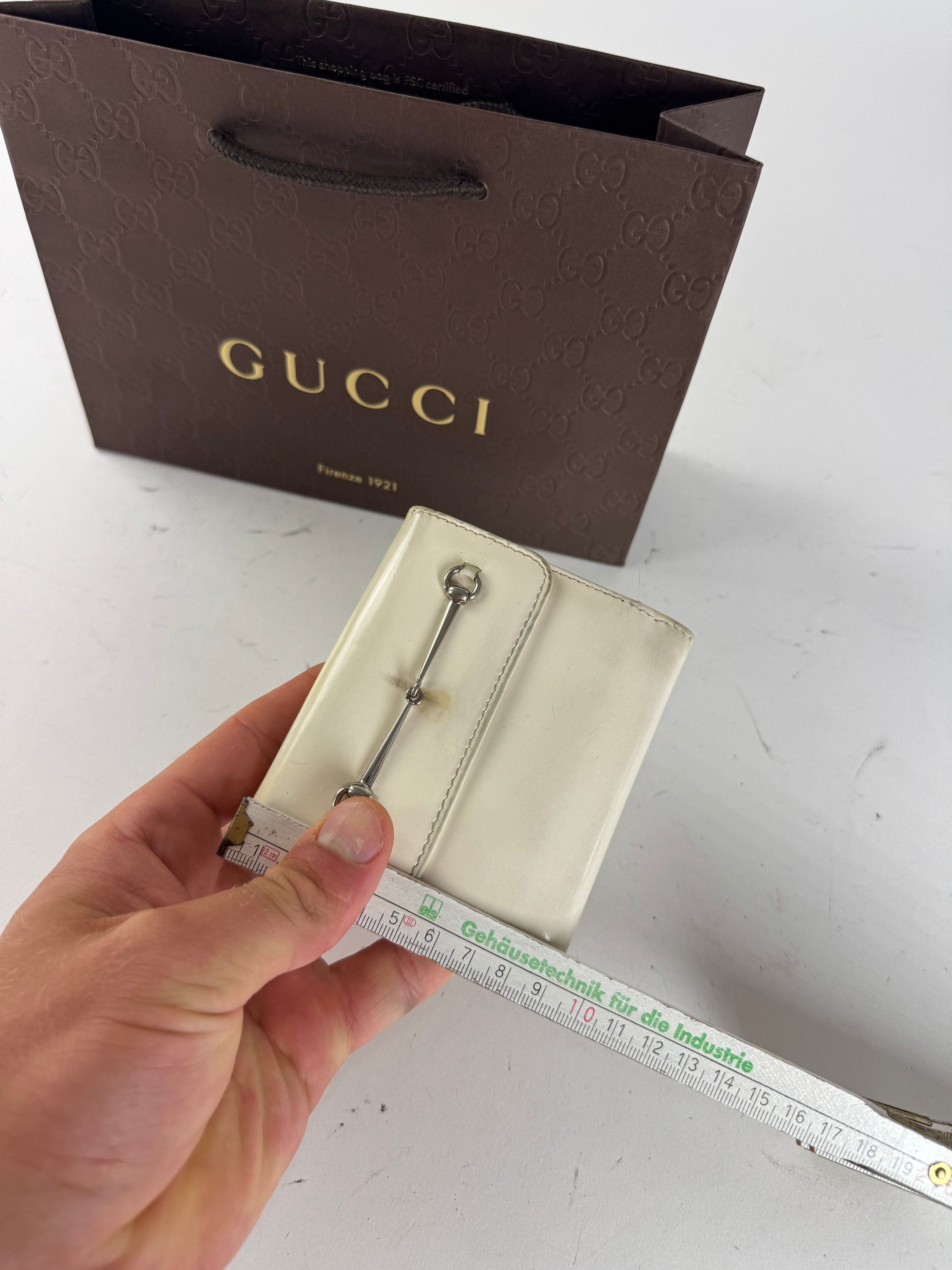 Gucci Vintage Patent Leather wallet white Size ONE SIZE - 12 Thumbnail