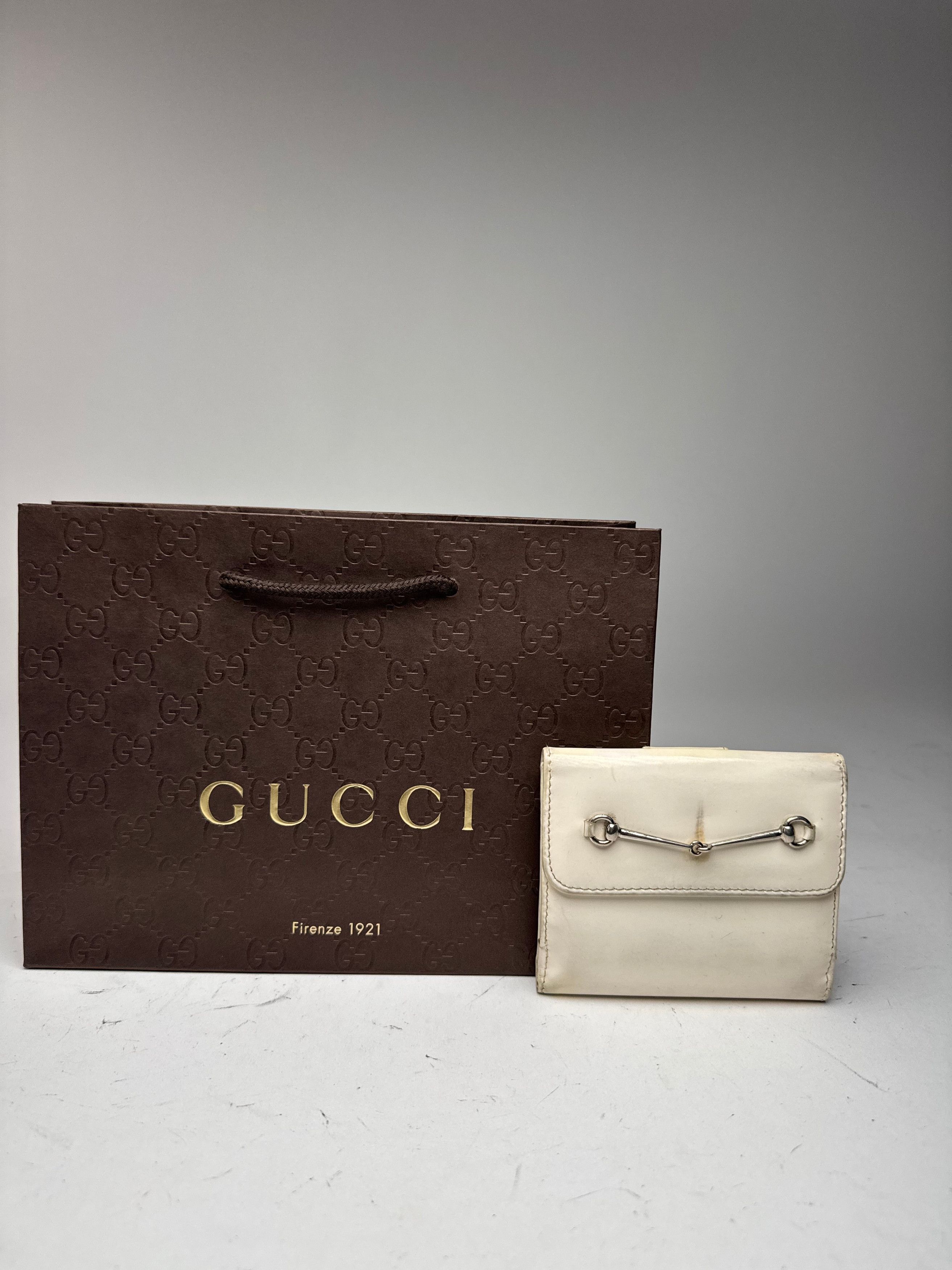 Gucci Vintage Patent Leather wallet white Size ONE SIZE - 13 Thumbnail