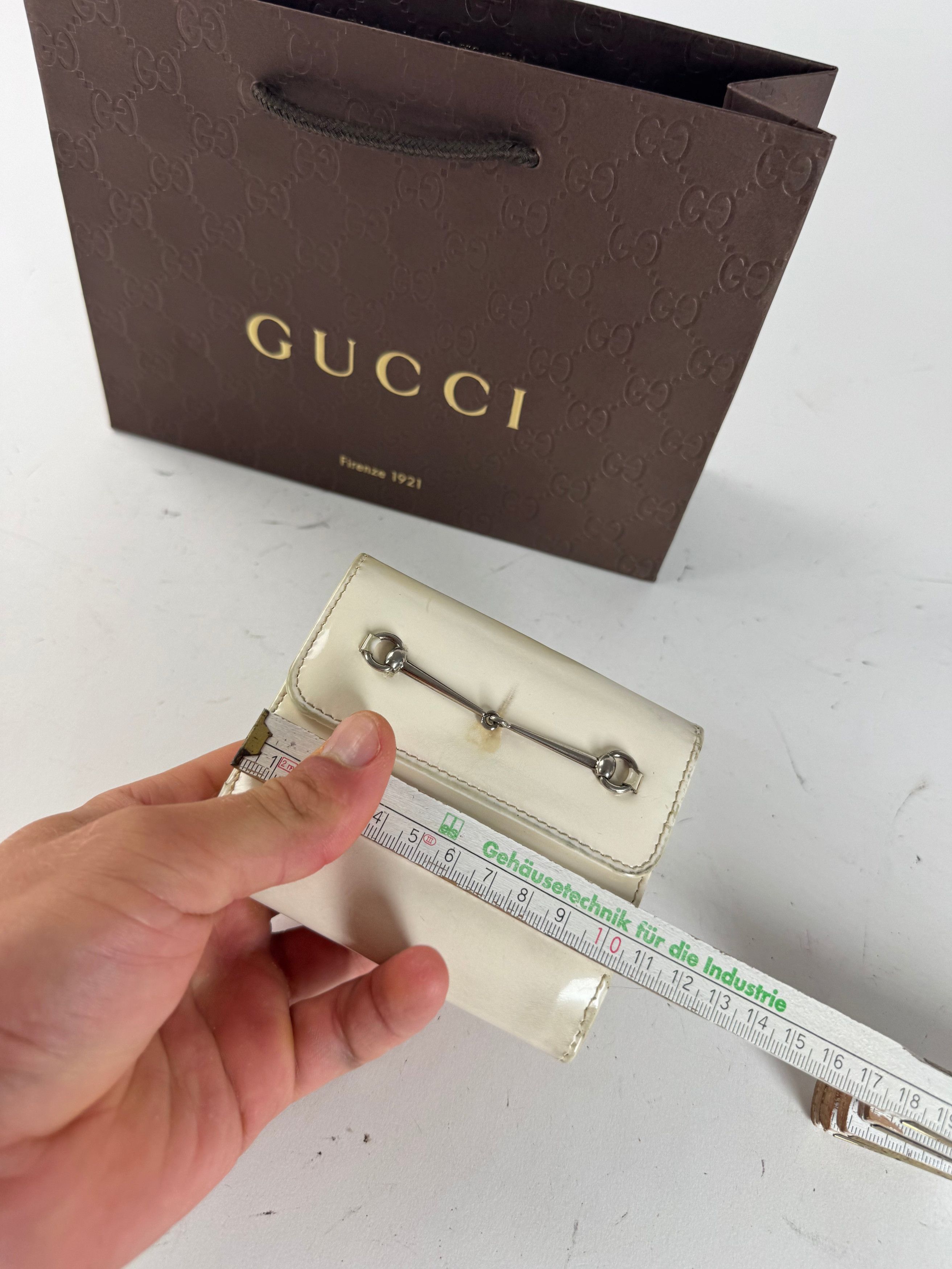 Gucci Vintage Patent Leather wallet white Size ONE SIZE - 11 Thumbnail