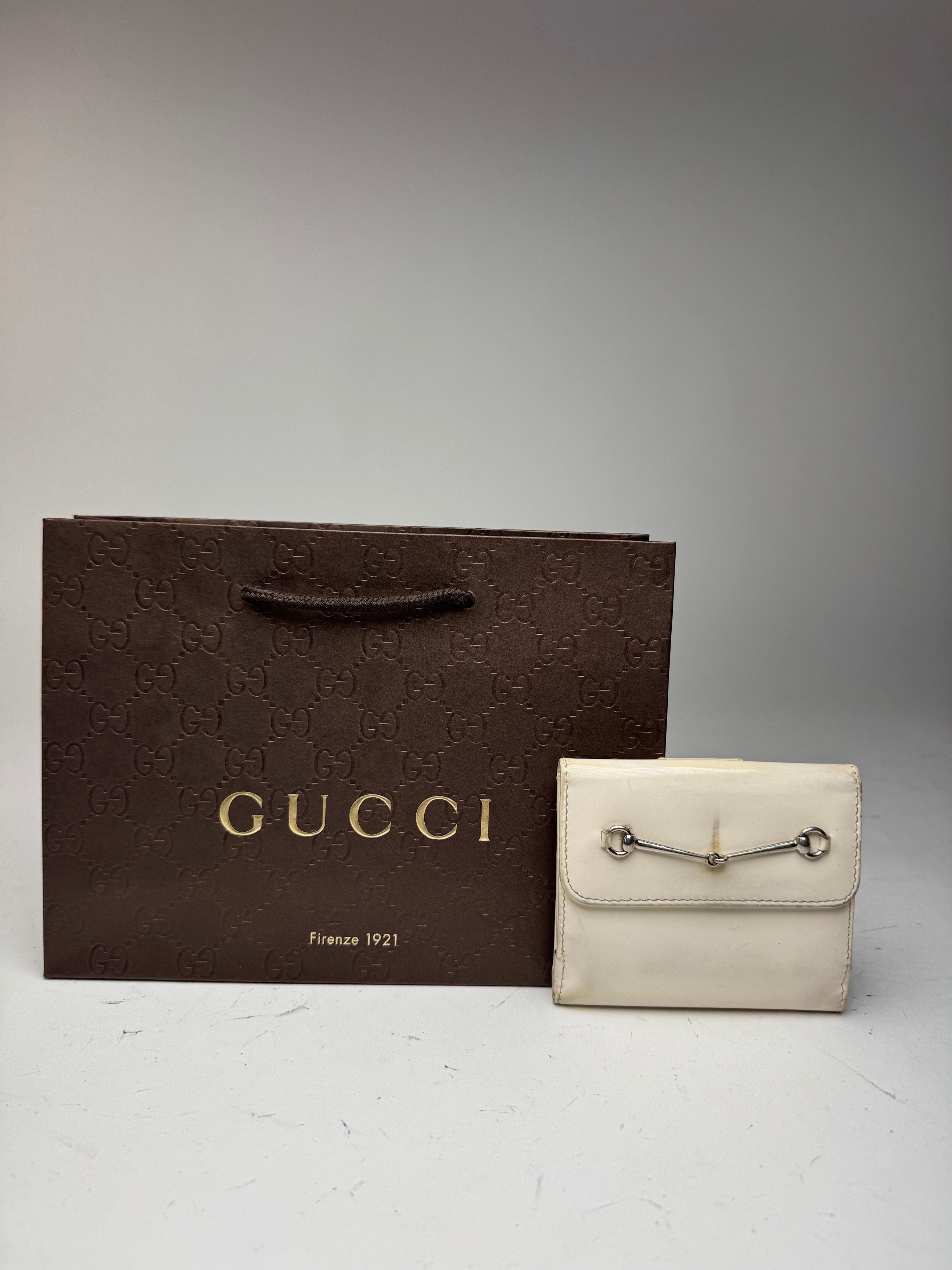 Gucci Vintage Patent Leather wallet white Size ONE SIZE - 3 Thumbnail