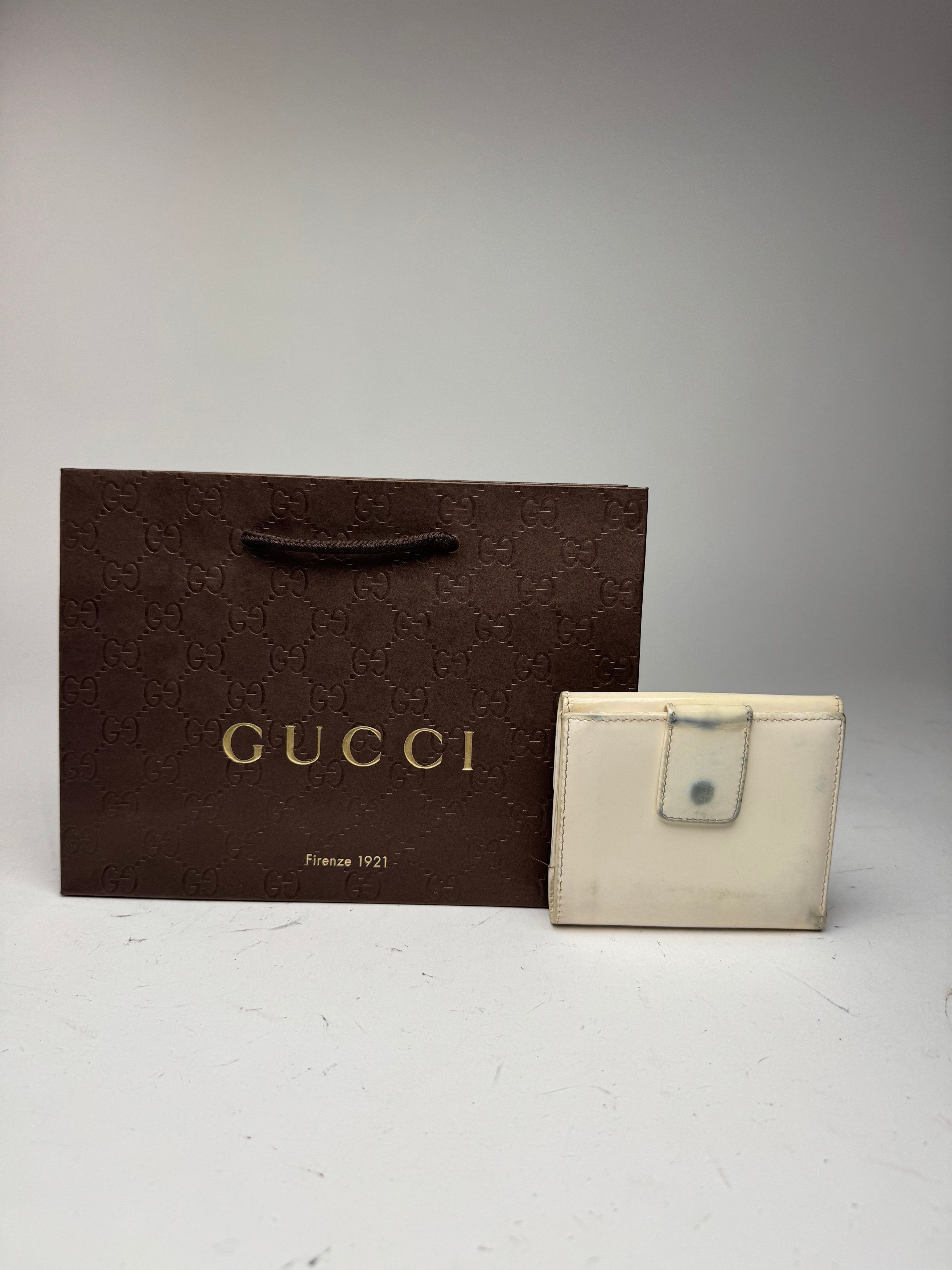 Gucci Vintage Patent Leather wallet white Size ONE SIZE - 4 Thumbnail