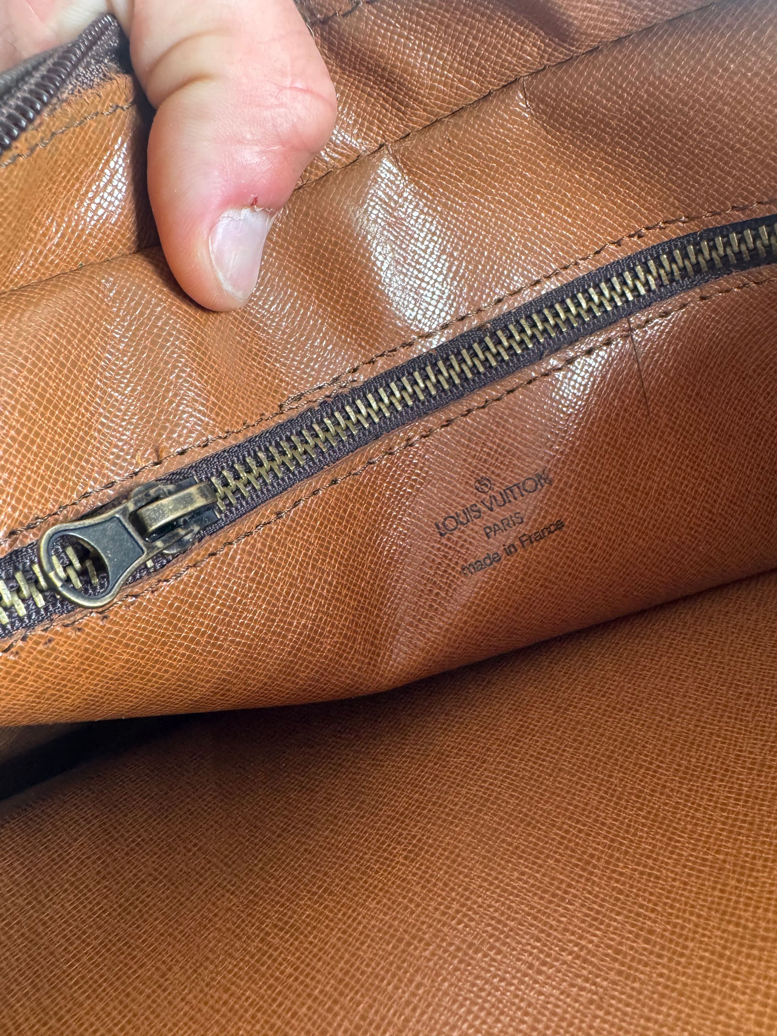 Louis Vuitton Vintage Monogram Leather Clutch Brown Size ONE SIZE - 4 Thumbnail
