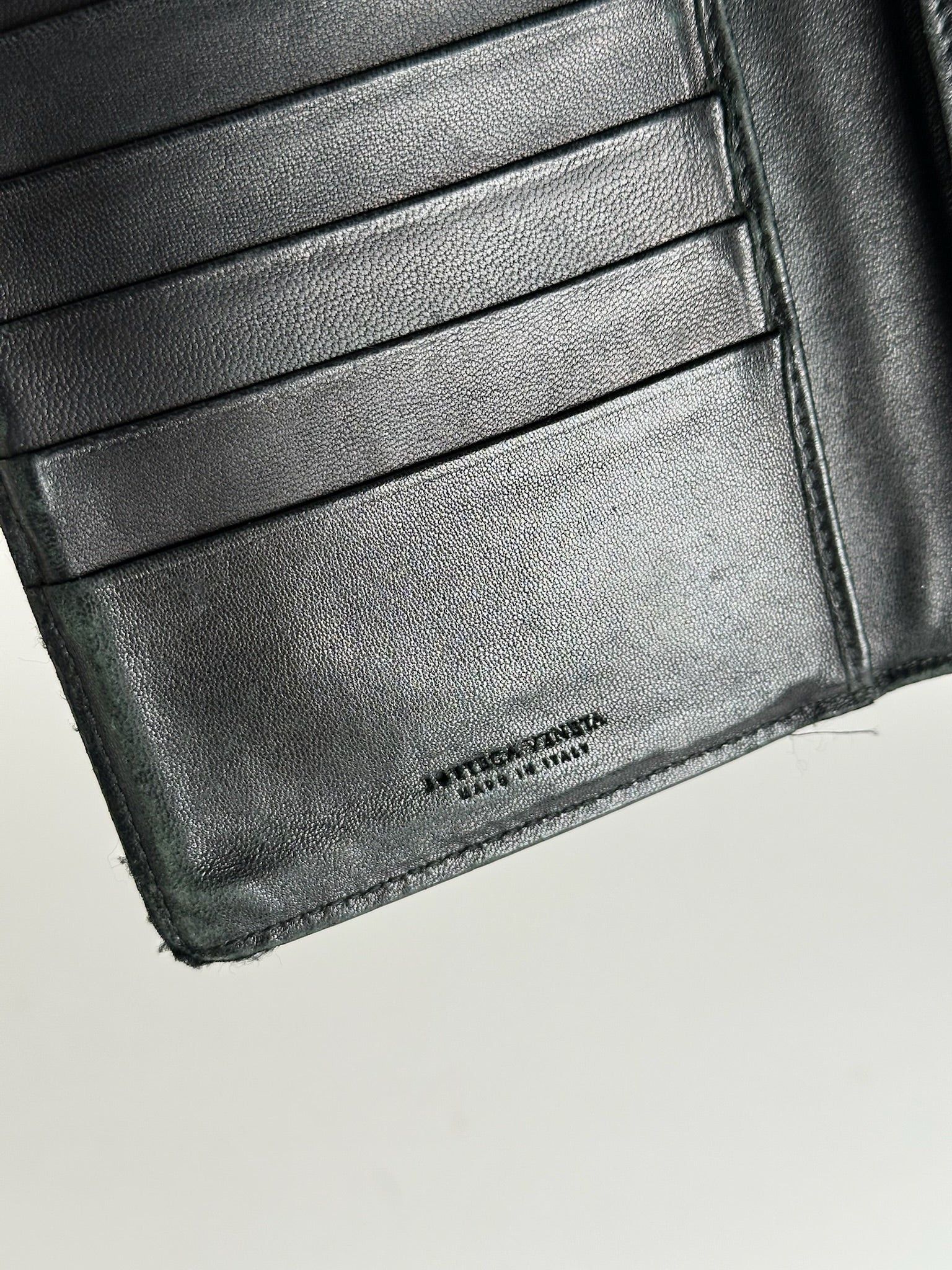 Bottega Veneta Vintage Leather wallet brown black Size ONE SIZE - 6 Thumbnail