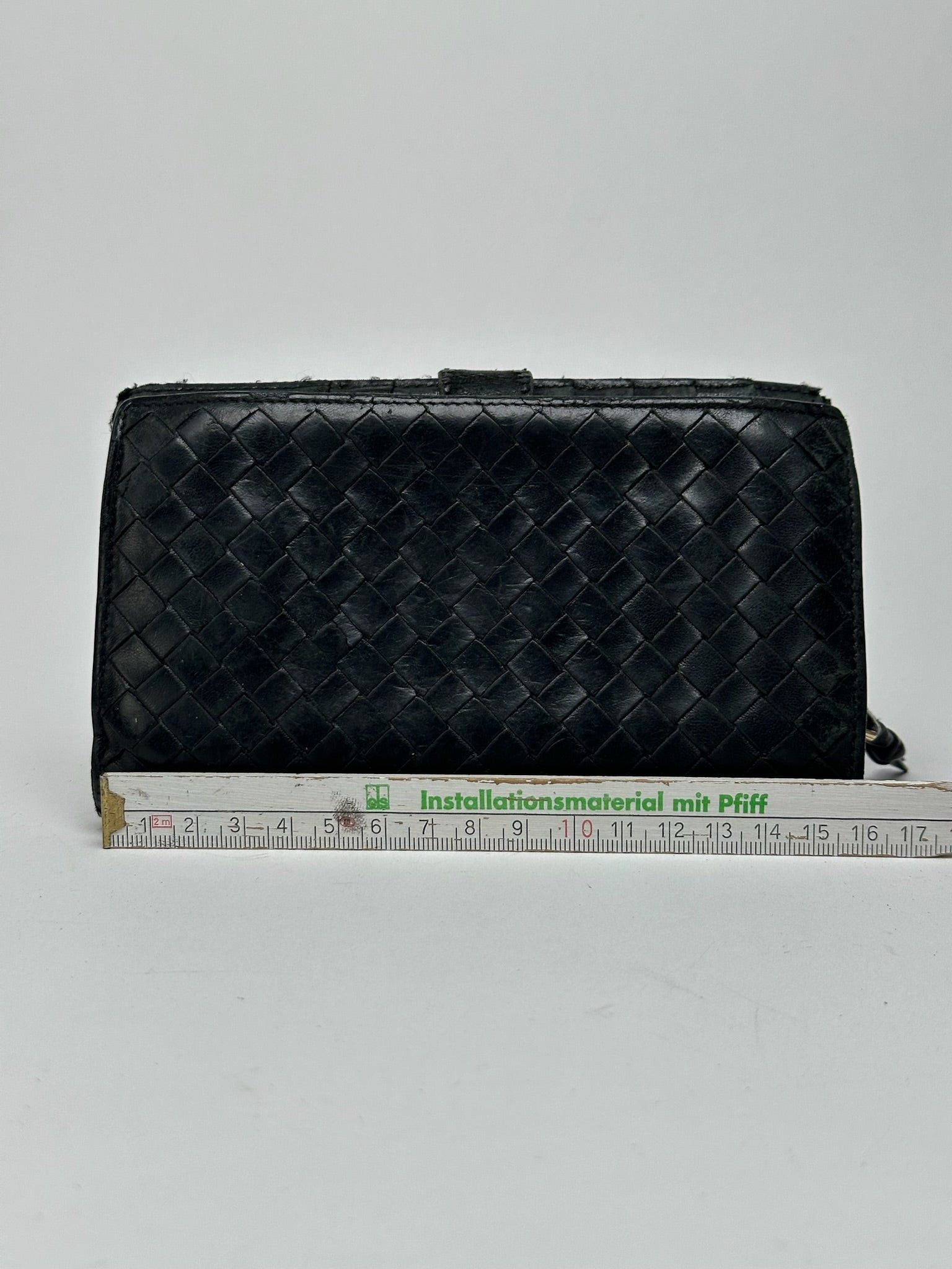 Bottega Veneta Vintage Leather wallet brown black Size ONE SIZE - 10 Thumbnail