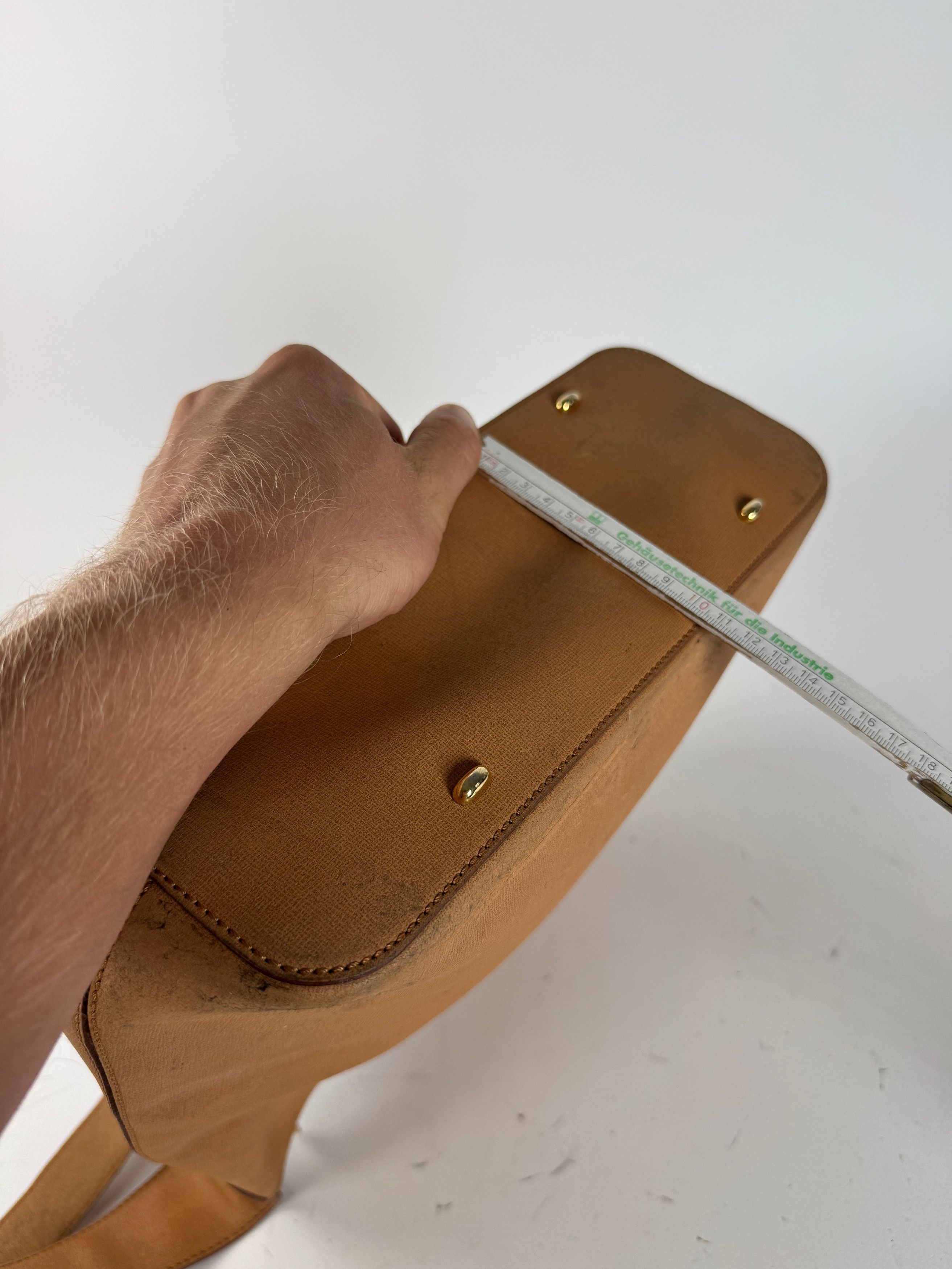 Celine Vintage Paris Leather Bag camel Size ONE SIZE - 14 Thumbnail