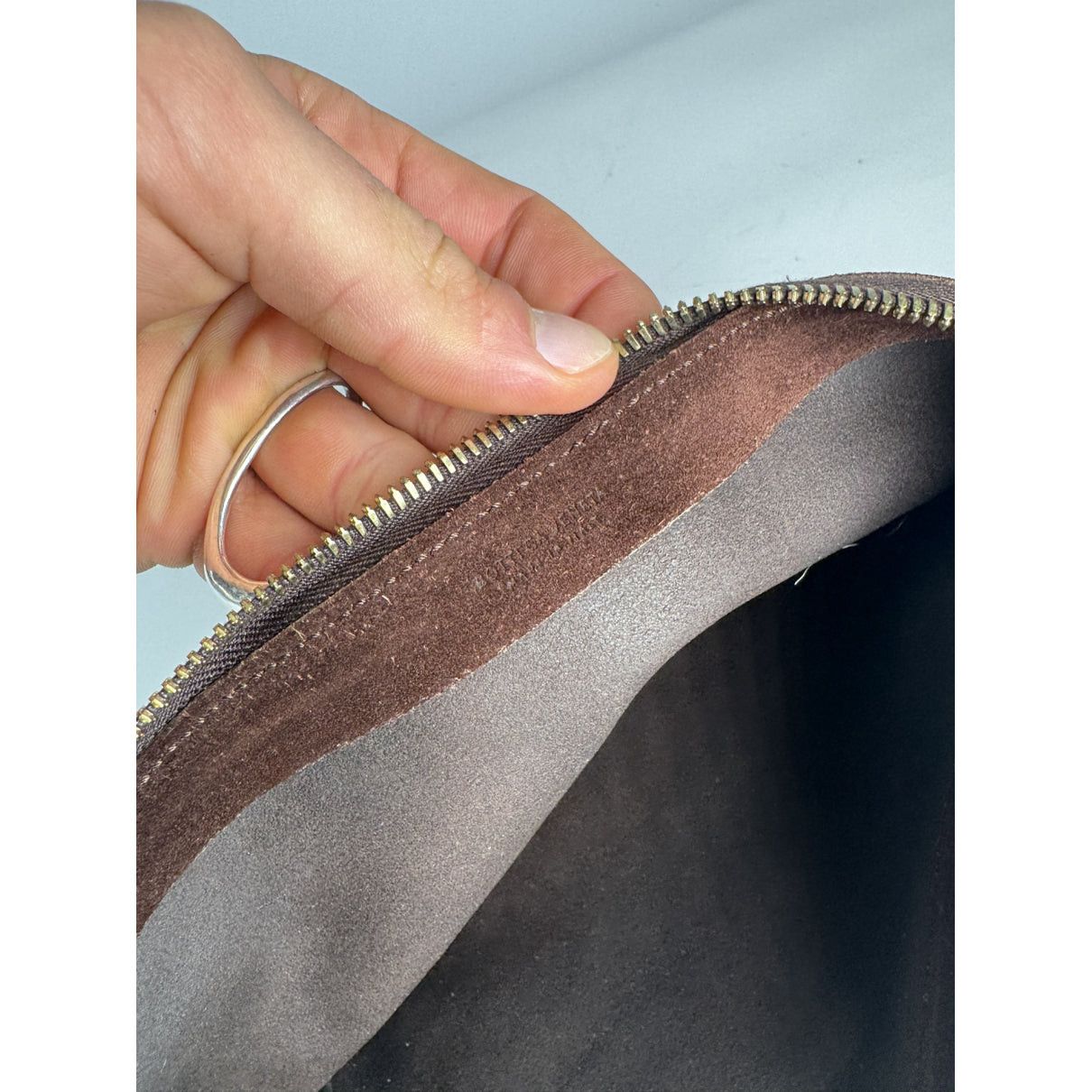 Bottega Veneta Brown Leather Clutch Bag Size ONE SIZE - 3 Thumbnail