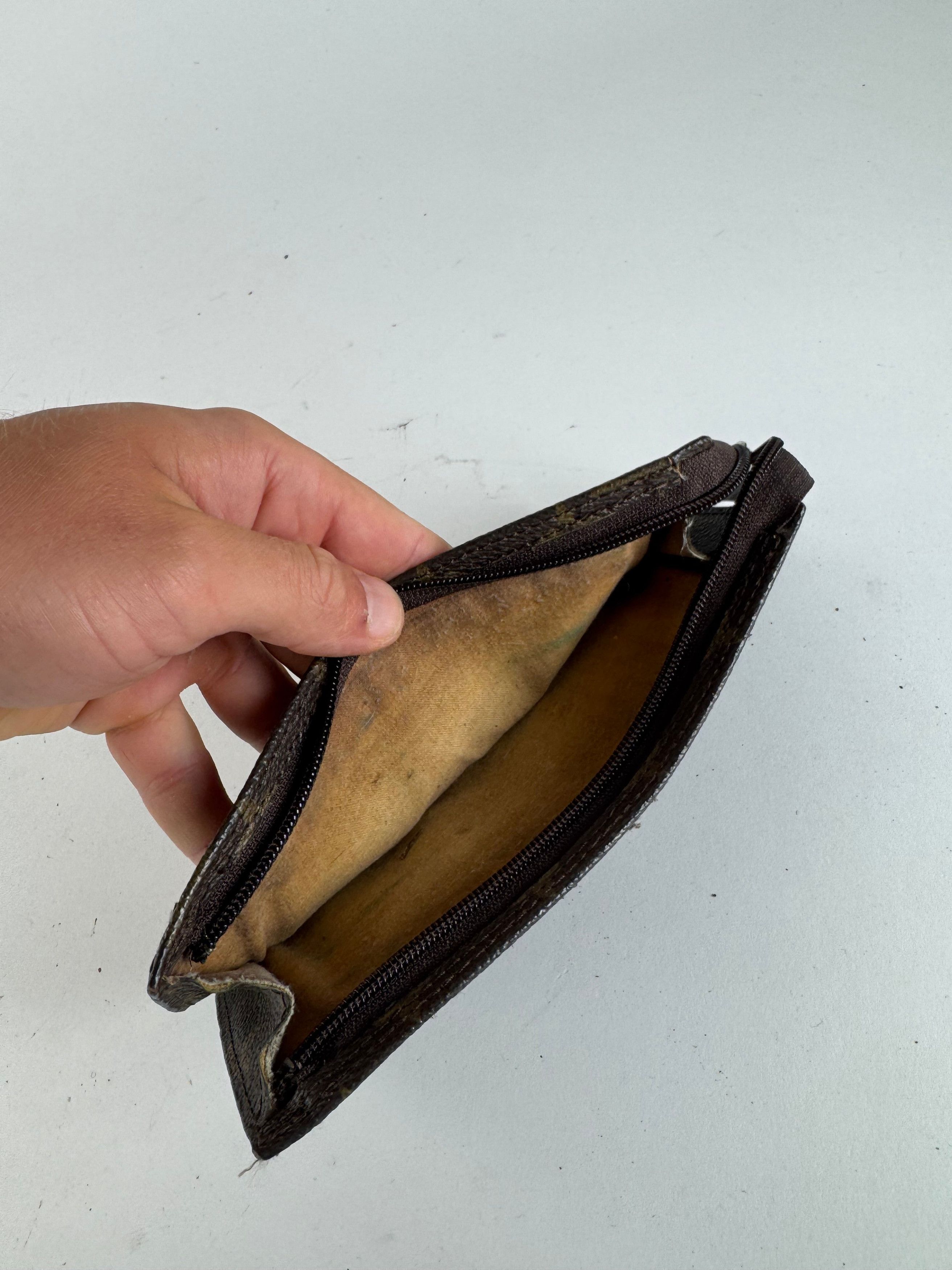Louis Vuitton Vintage Leather monogram clutch brown Size ONE SIZE - 3 Thumbnail