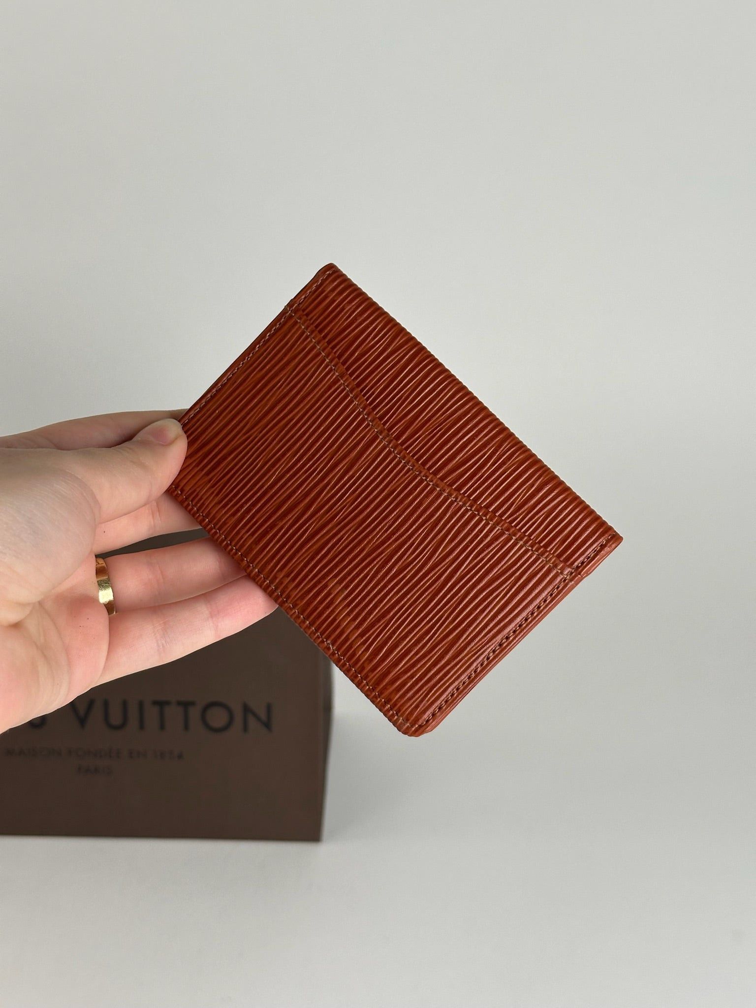 Louis Vuitton Vintage epi leather card holder orange Size ONE SIZE - 7 Thumbnail