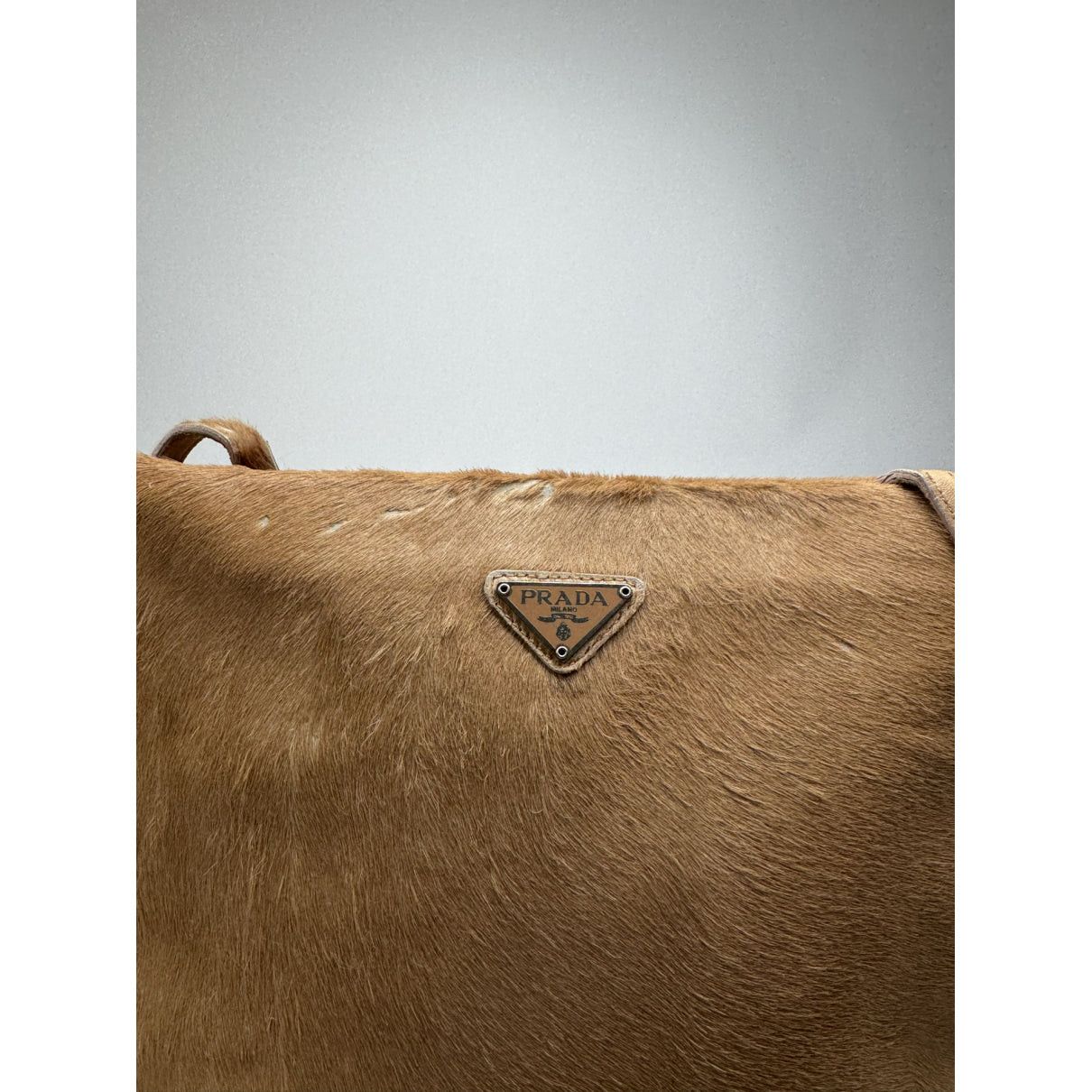 Prada Re-Edition 2000 Brown Fur Handbag Size ONE SIZE - 2 Thumbnail