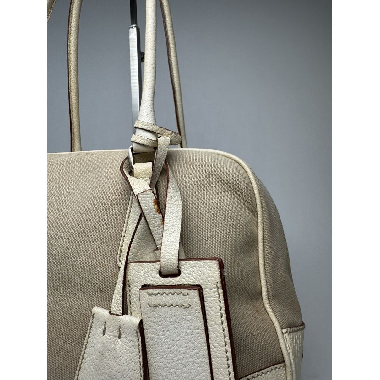 Prada Re-Edition 1995 White Leather Handbag Size ONE SIZE - 2 Thumbnail